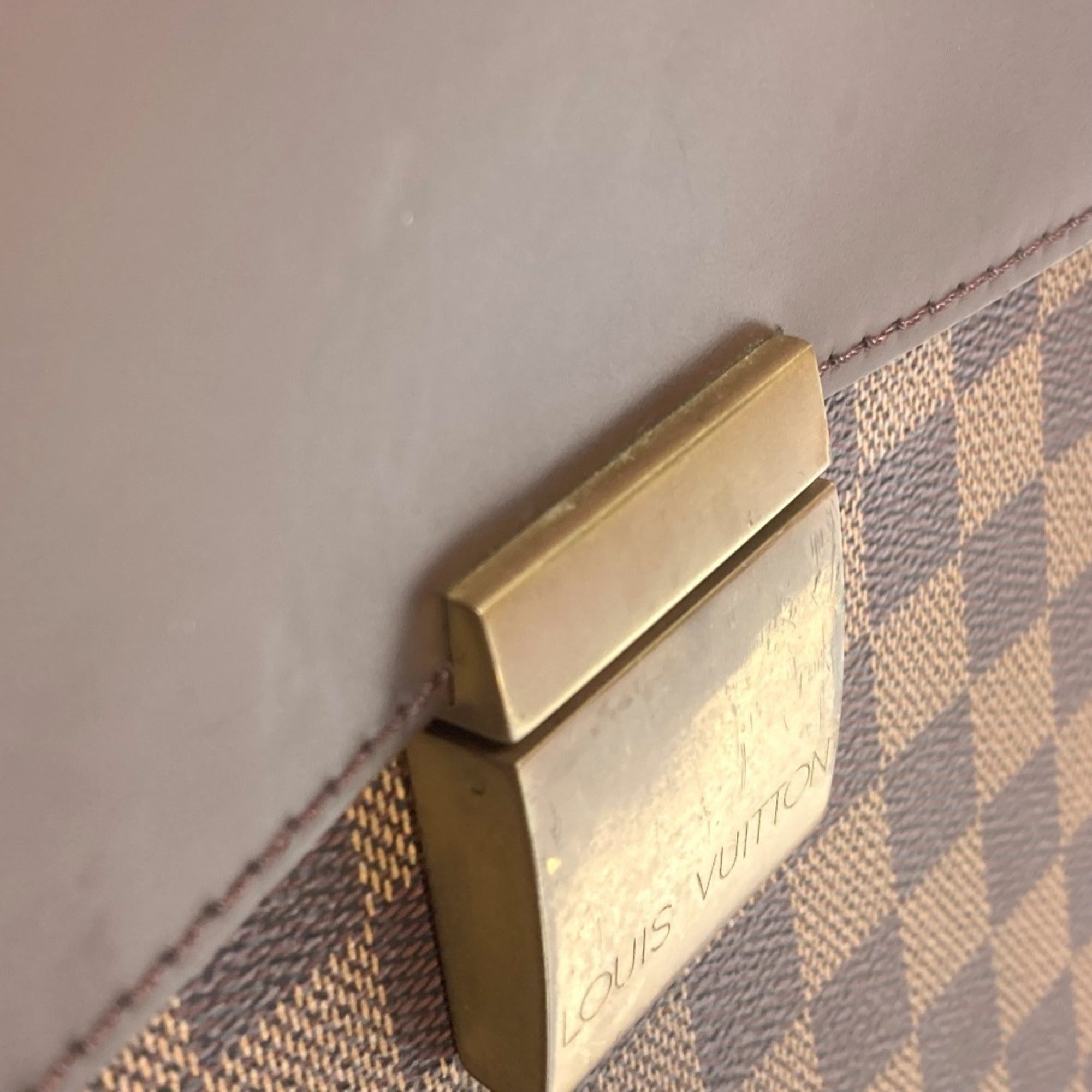 Louis Vuitton Brown Ebene Damier Canvas Briefcase (Pre-Owned)