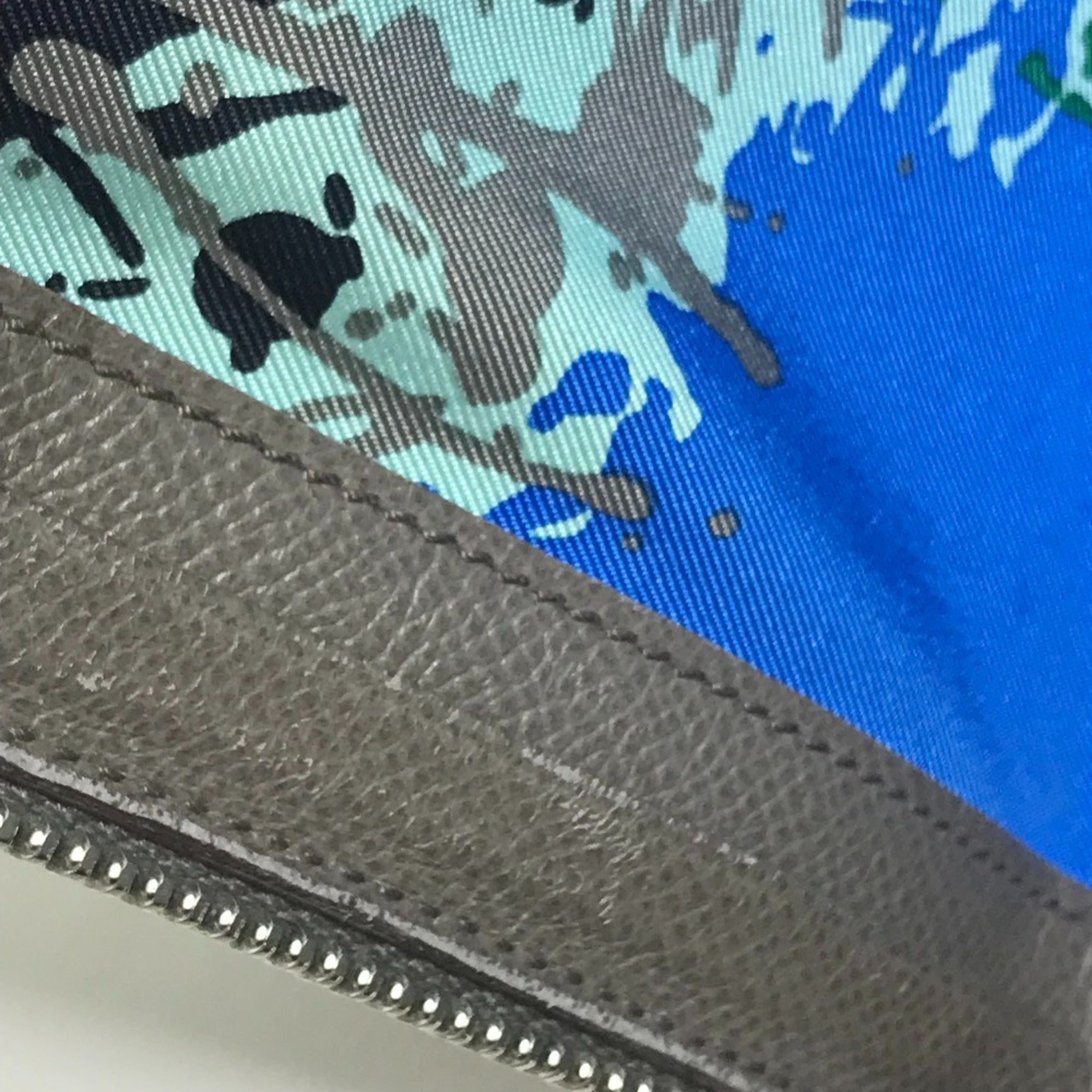 Hermes Kara Etoupe Gray Gray Epsom Leather Clutch Bag (Pre-Owned)