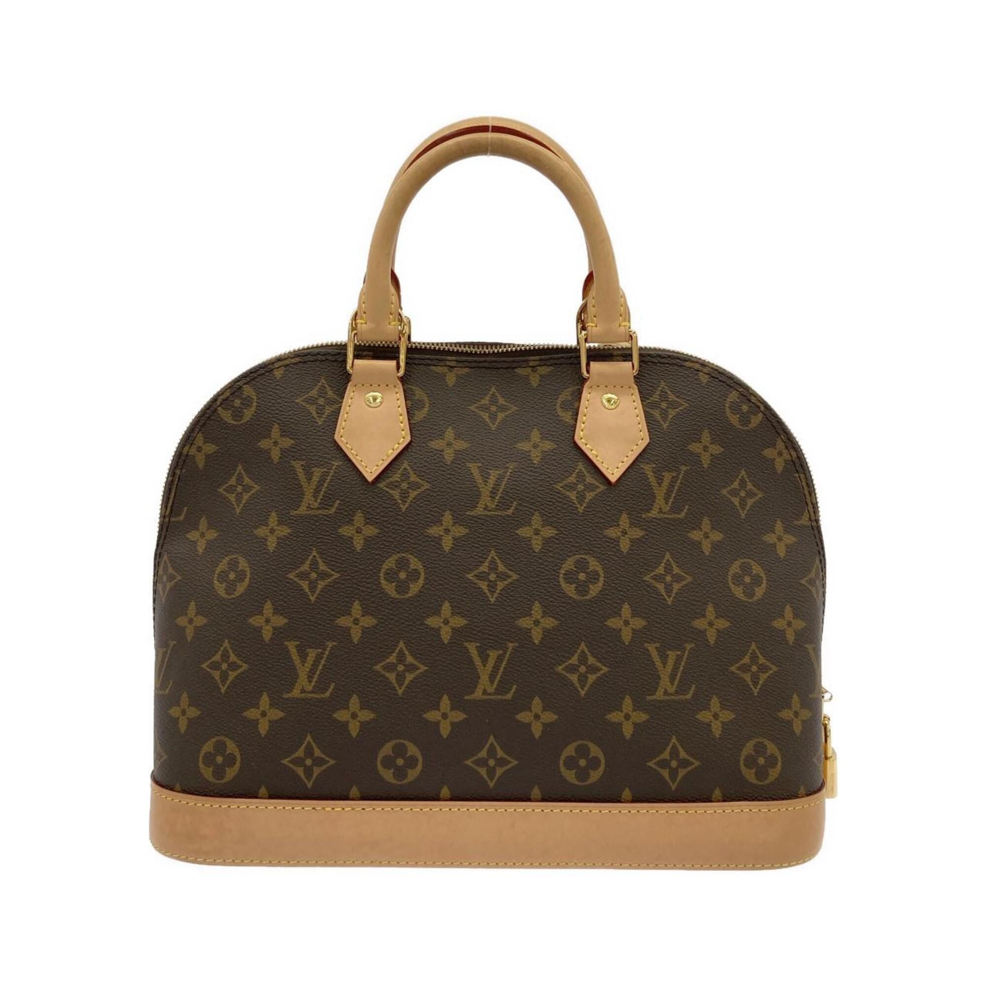 Louis Vuitton Marron Coated Canvas Handbag (Pre-Owned)