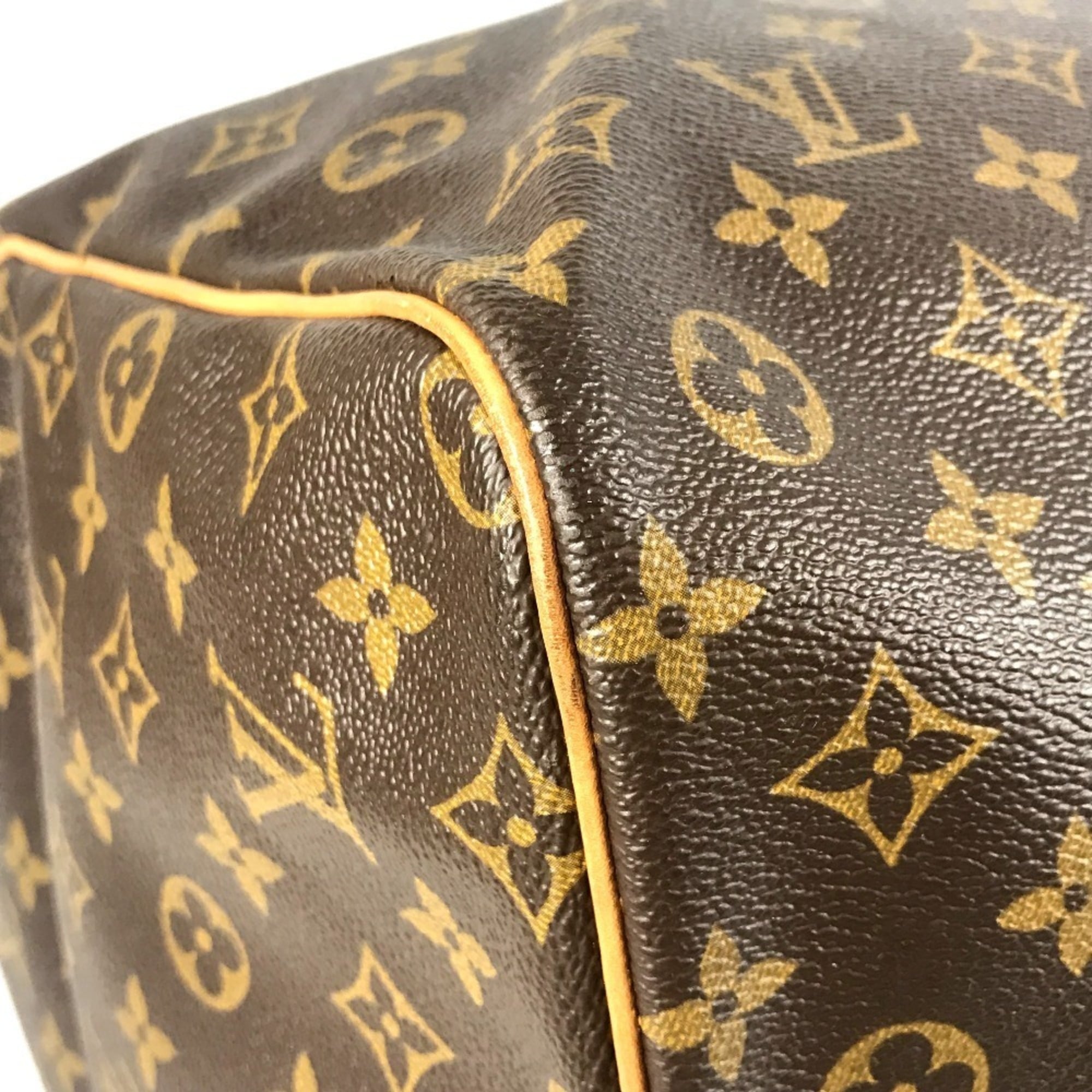 Louis Vuitton Brown Monogram Monogram Boston Bag Handbag (Pre-Owned)