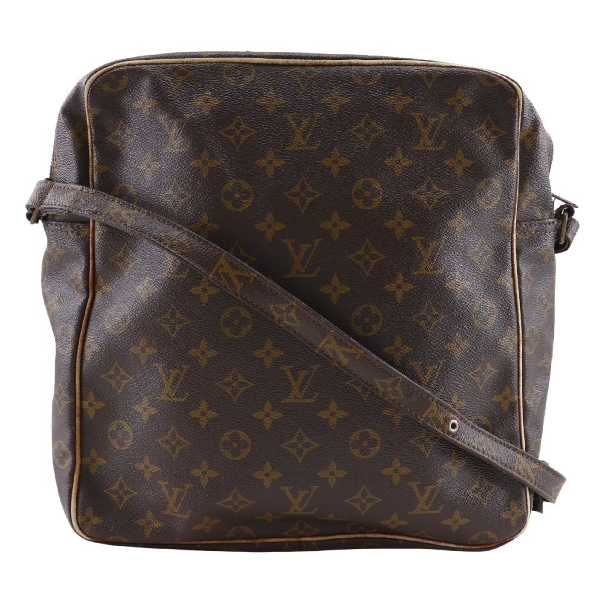 Louis Vuitton Brown Monogram Canvas Shoulder Bag (Pre-Owned)