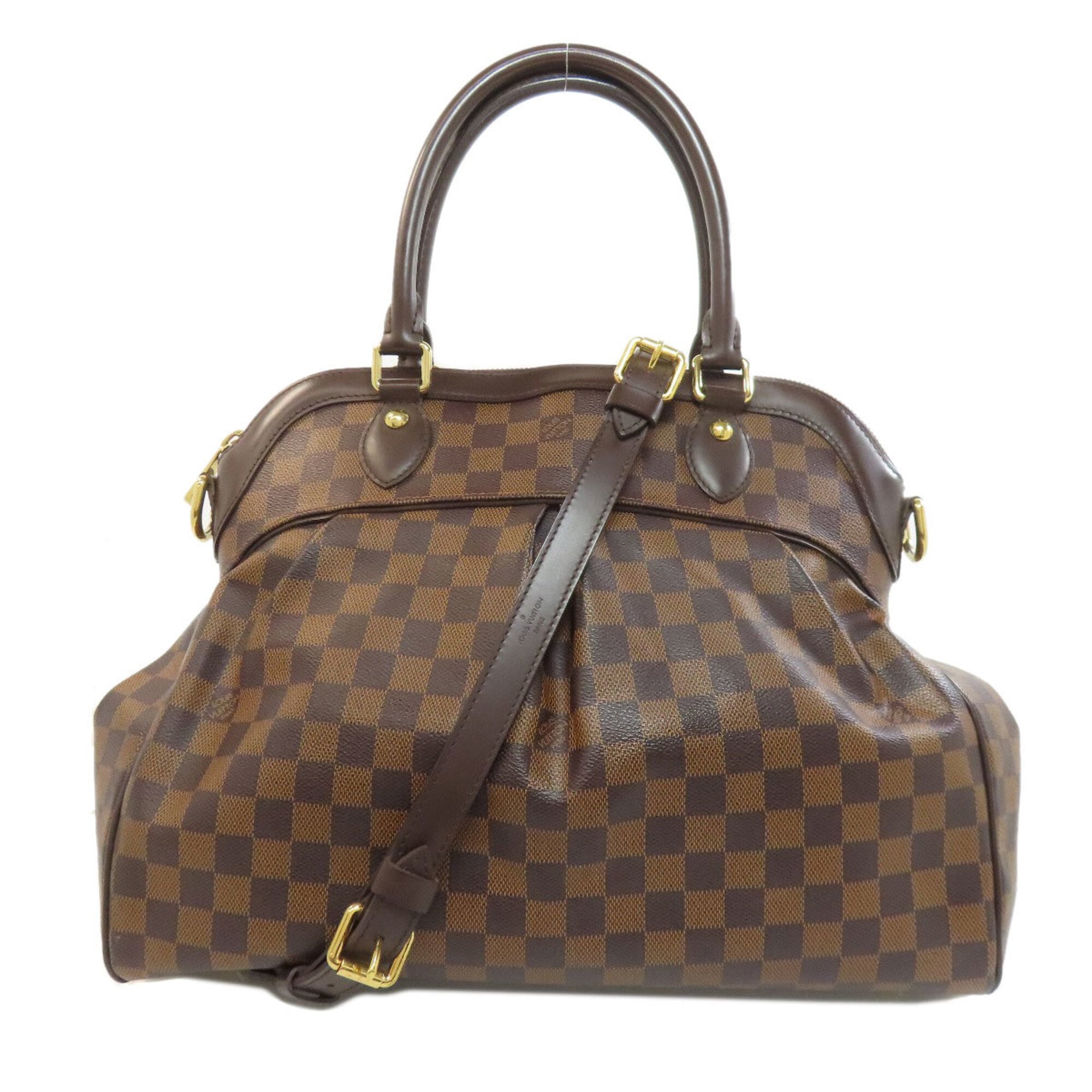 Louis Vuitton Damier Canvas Ebene Damier Canvas Tote Bag (Pre-Owned)