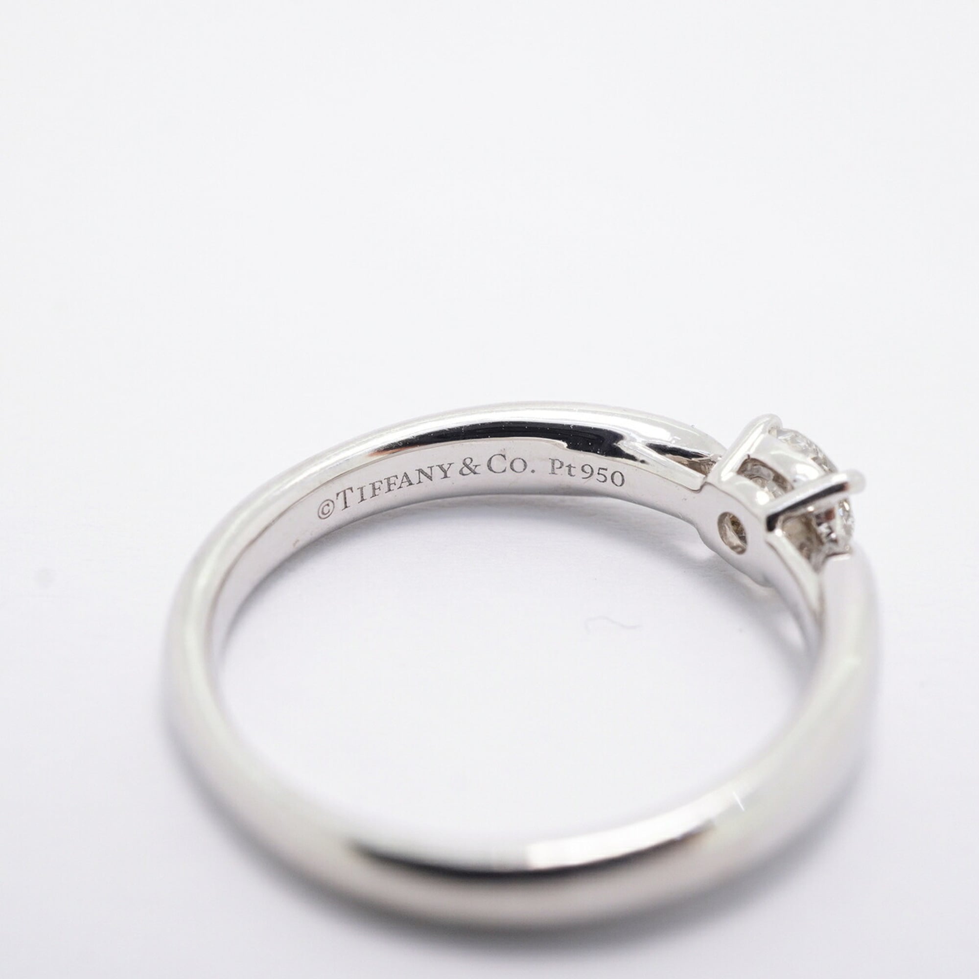 Tiffany Platinum 950 Band Ring (Pre-Owned)