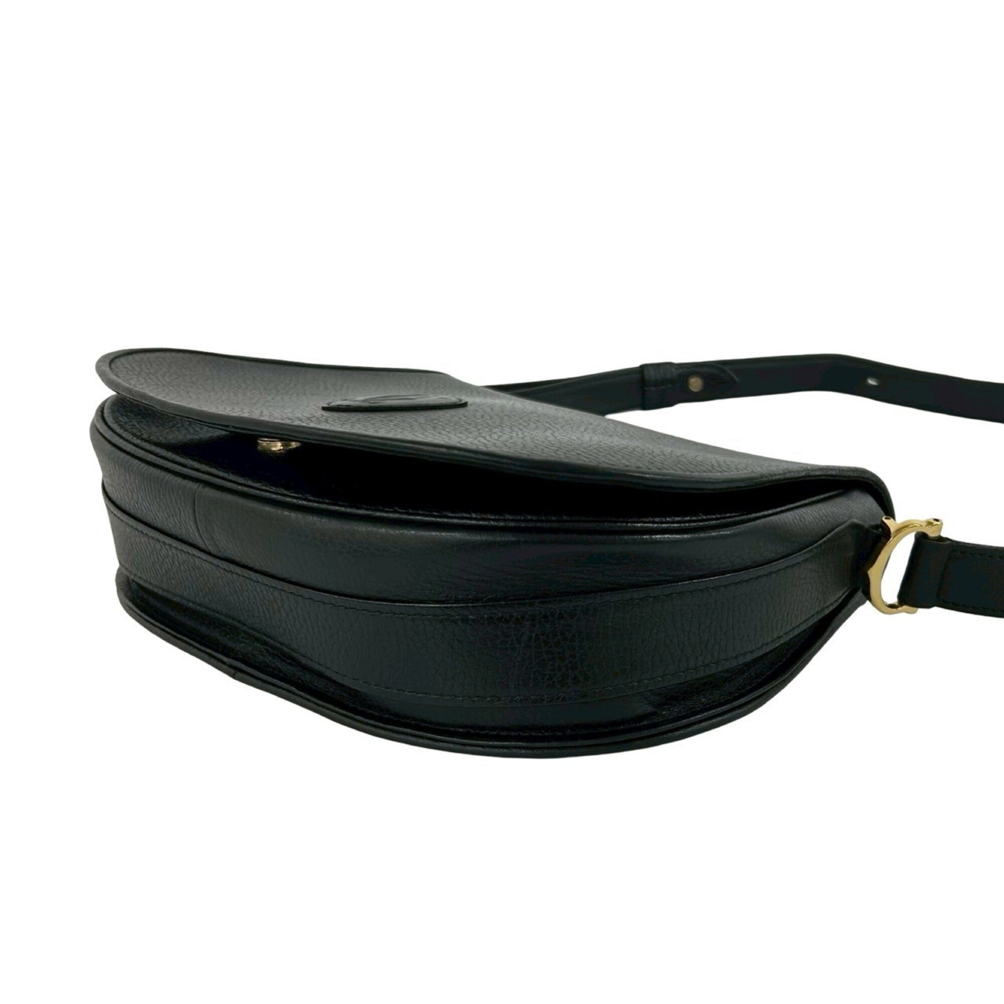 Cartier Black Leather Shoulder Bag (Pre-Owned)