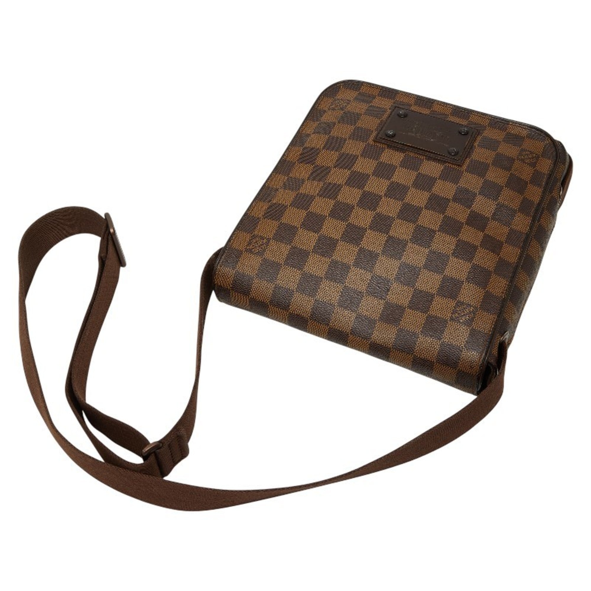 Louis Vuitton Brown Pvc Leather Shoulder Bag (Pre-Owned)