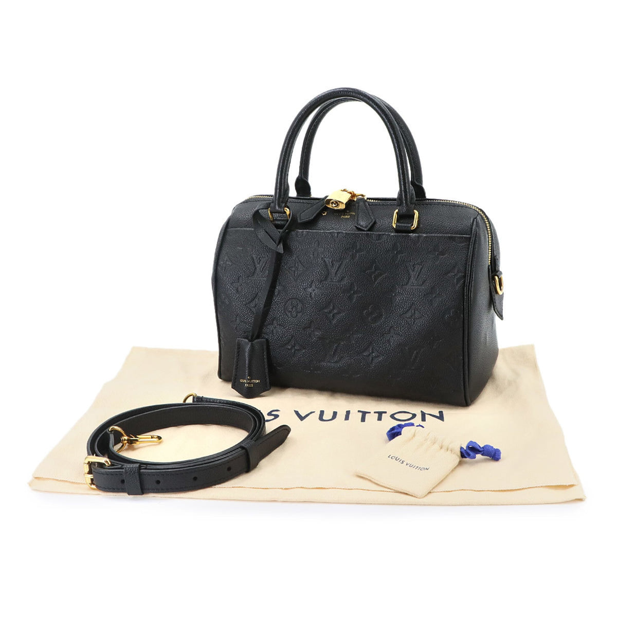 Louis Vuitton Monogram Empreinte Noir Monogram Empreinte Handbag (Pre-Owned)