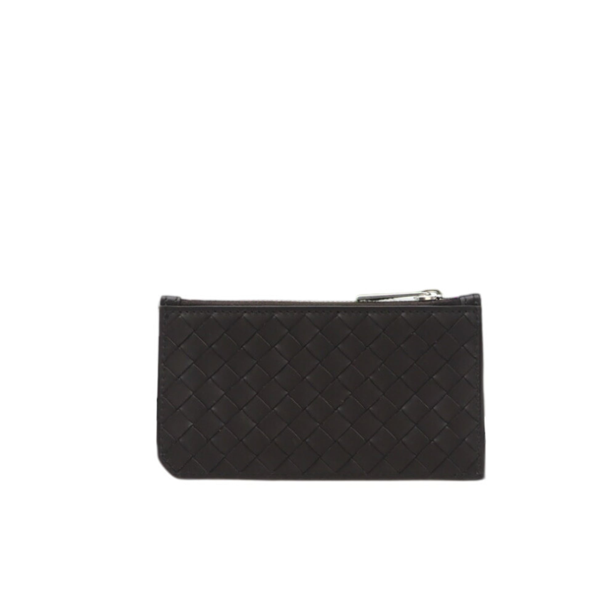 Bottega Veneta Brown Leather Coin Purse/Coin Case (Pre-Owned)