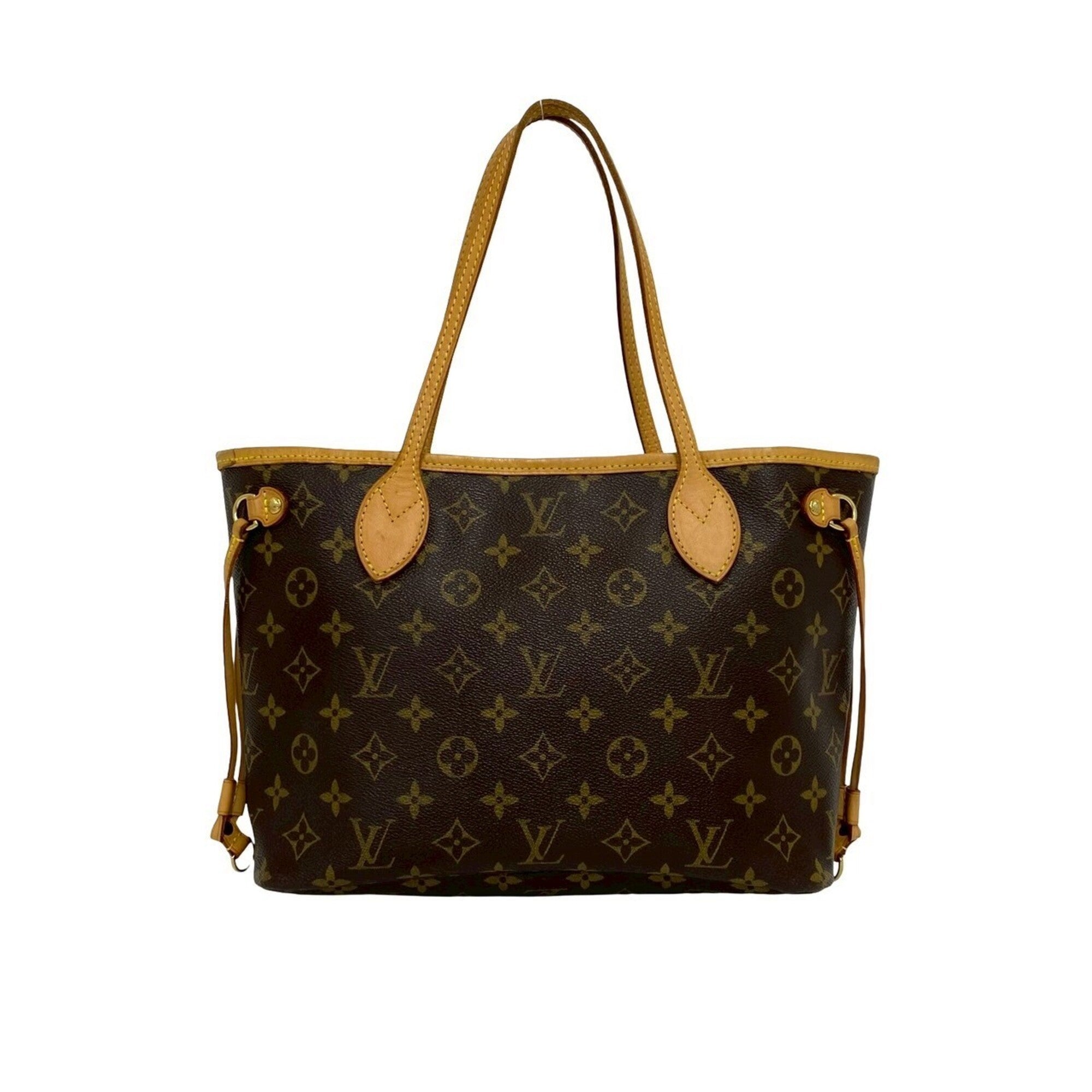 Louis Vuitton Brown Pvc Leather Handbag Tote Bag (Pre-Owned)