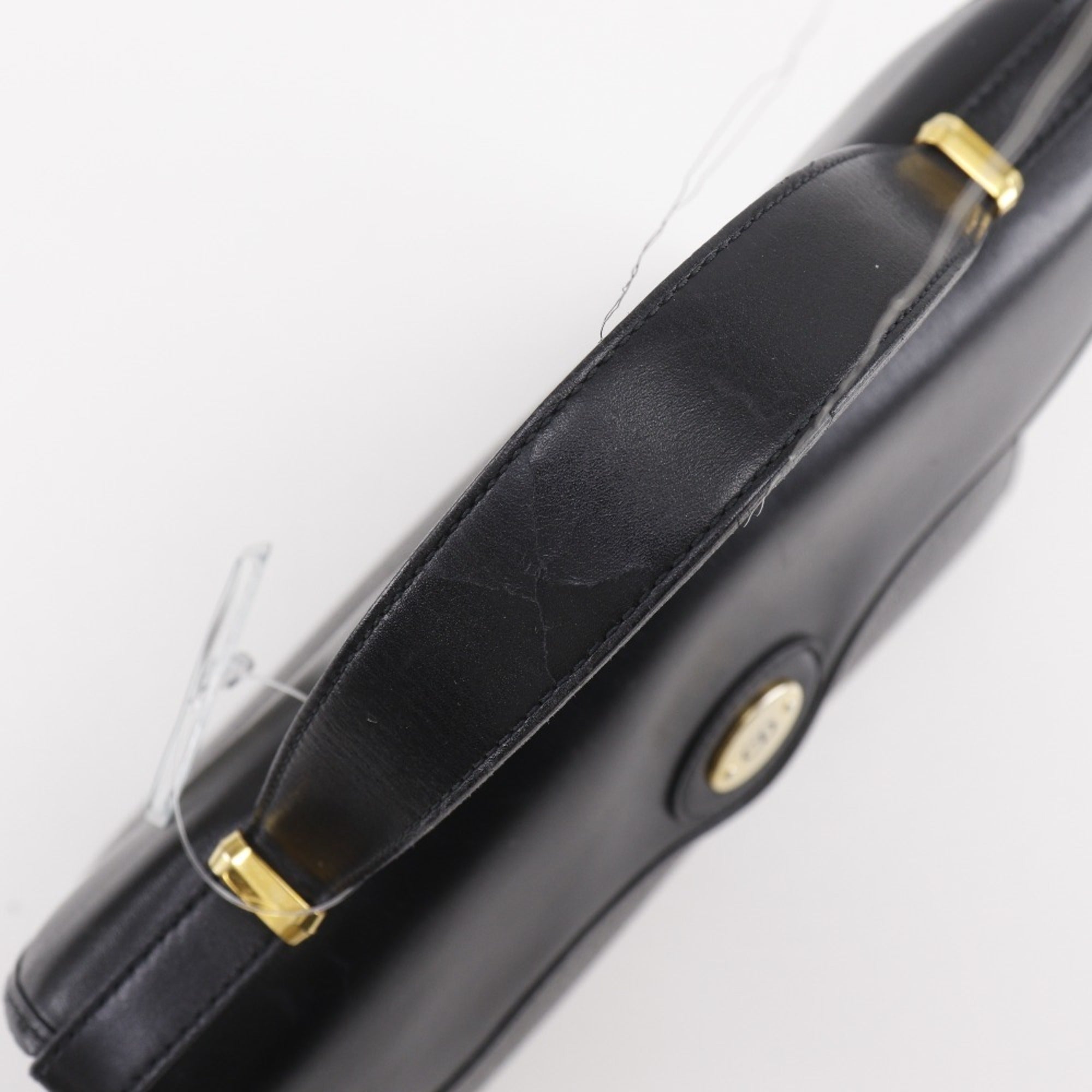 Christian Dior Black Leather Handbag (Pre-Owned)