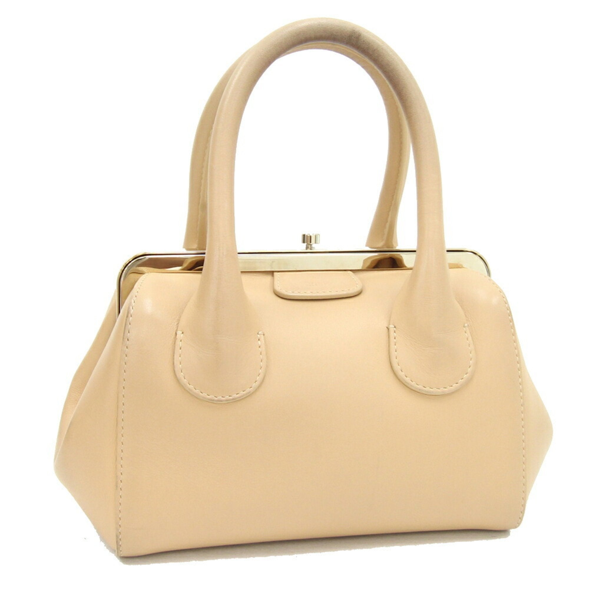 Chloé Beige Leather Handbag (Pre-Owned)