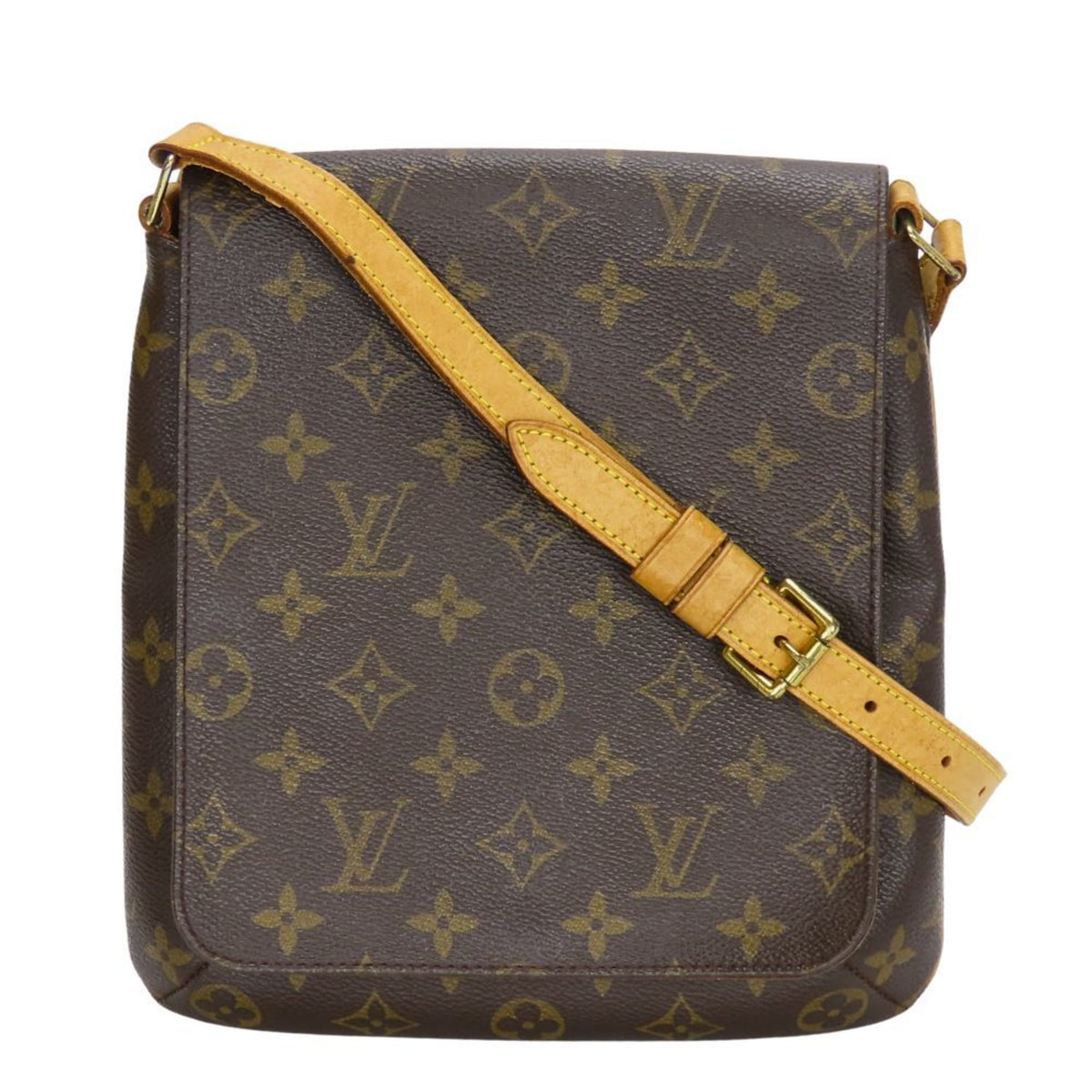 Louis Vuitton Monogram Brown Monogram Leather Shoulder Bag (Pre-Owned)