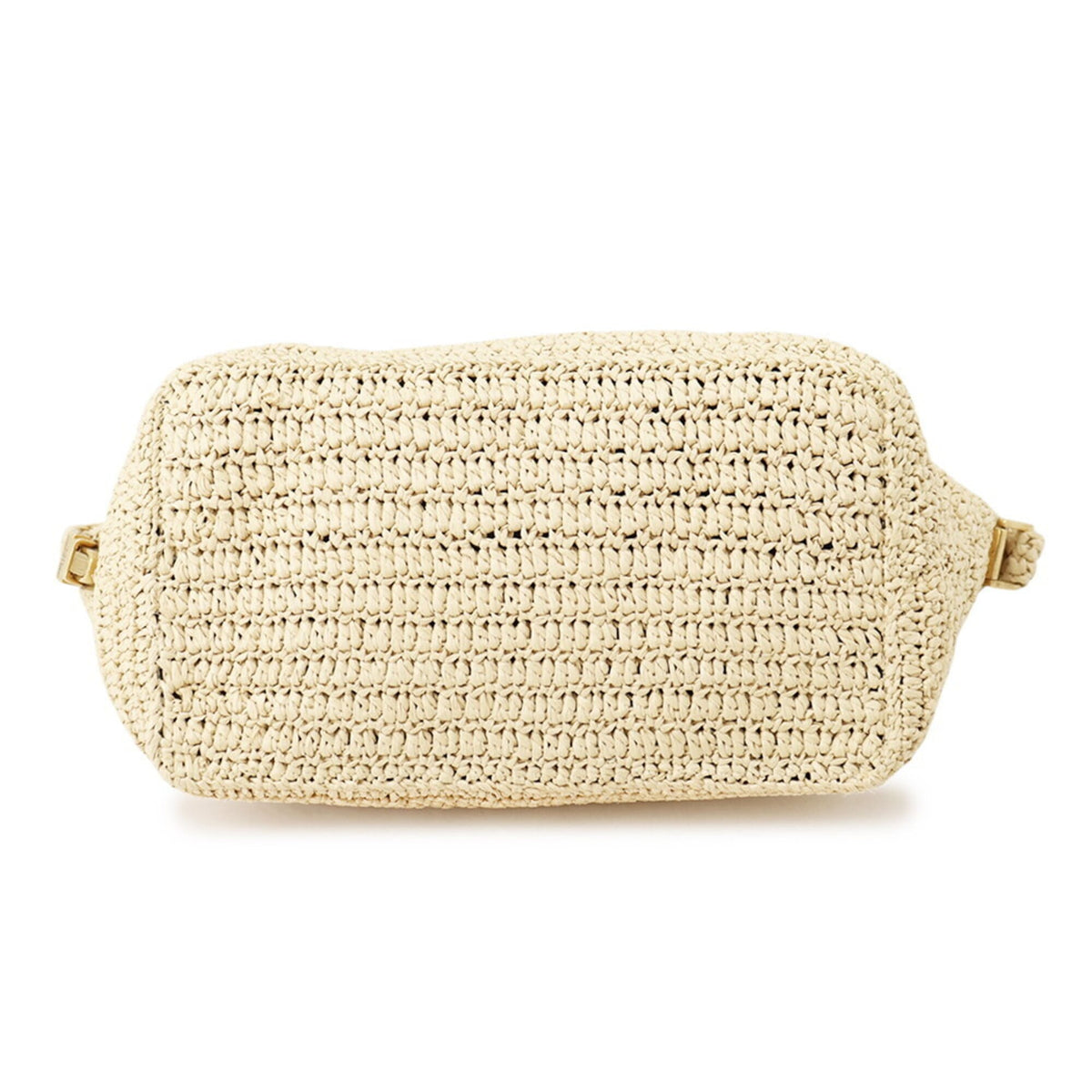 Yves Saint Laurent Beige Raffia Crossbody Bag Handbag Shoulder Bag (Pre-Owned)