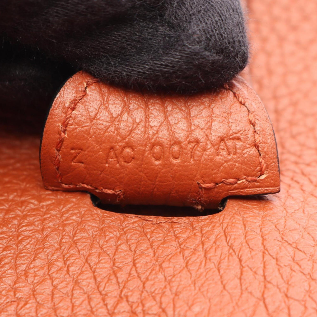 Hermes Brown Taurillon Clemence Leather Handbag Shoulder Bag (Pre-Owned)