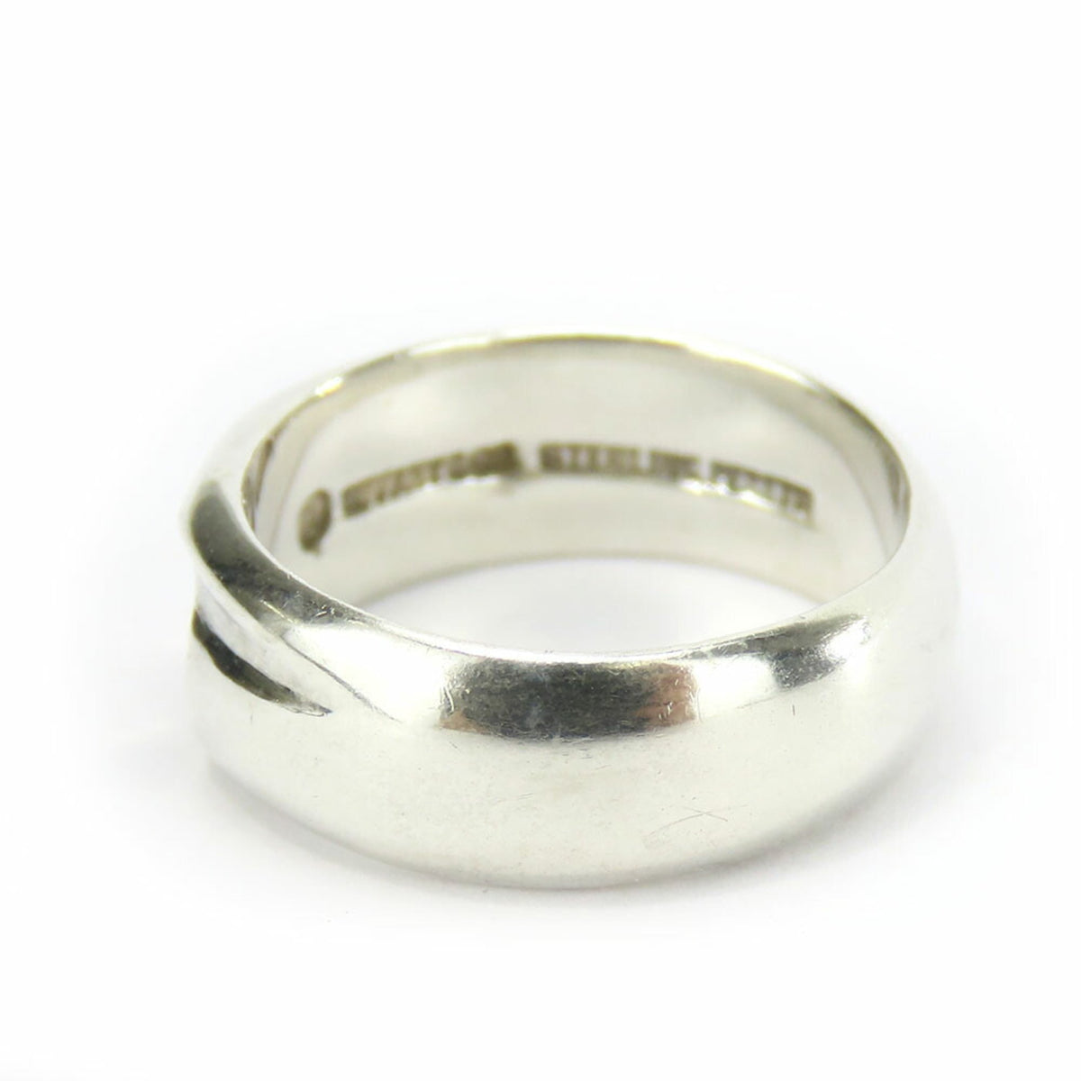 Tiffany Sterling Silver Band Ring (Pre-Owned)