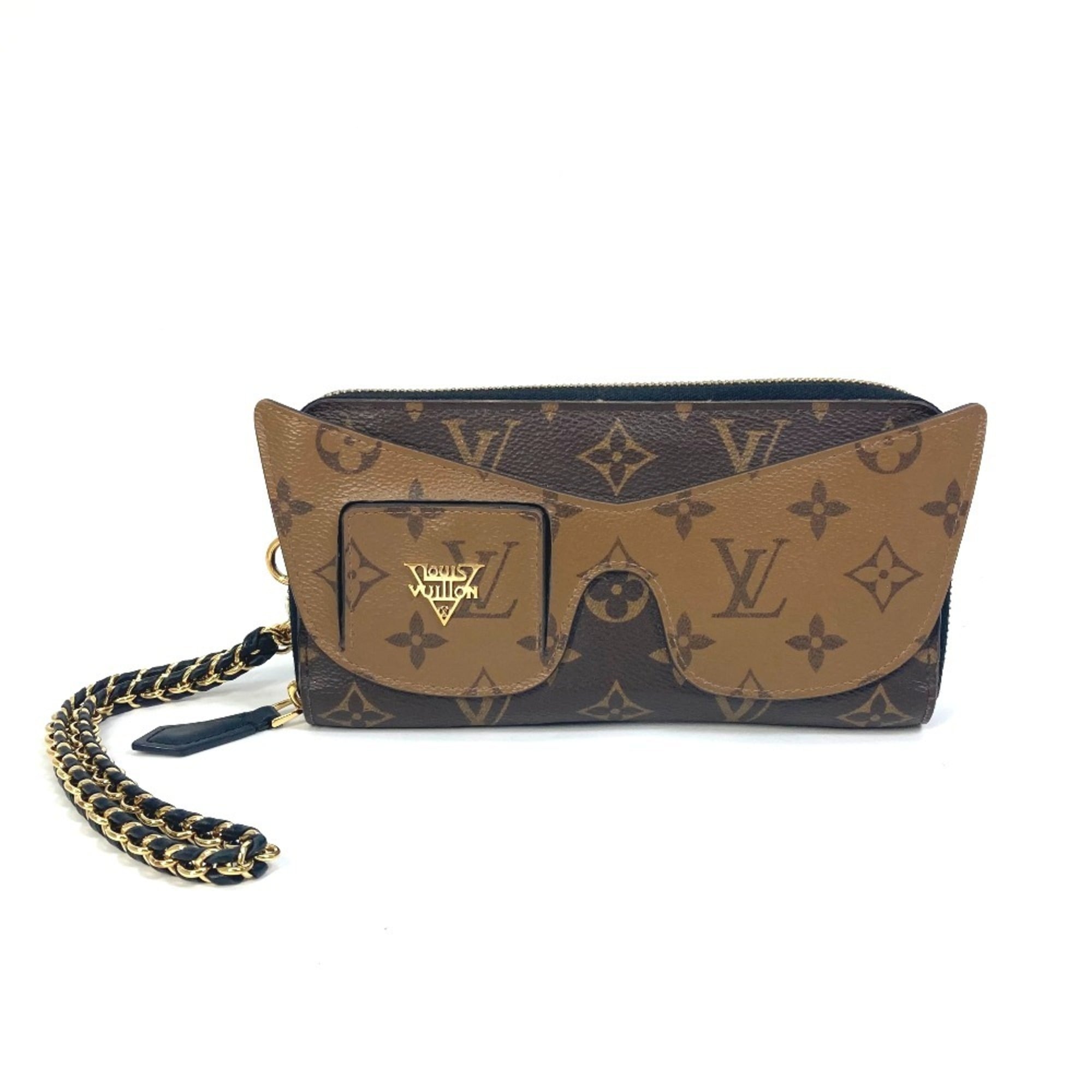 Louis Vuitton Monogram Brown Monogram Monogram Reverse Monogram Monogram Reverse Long Wallet (Bi-Fold) (Pre-Owned)