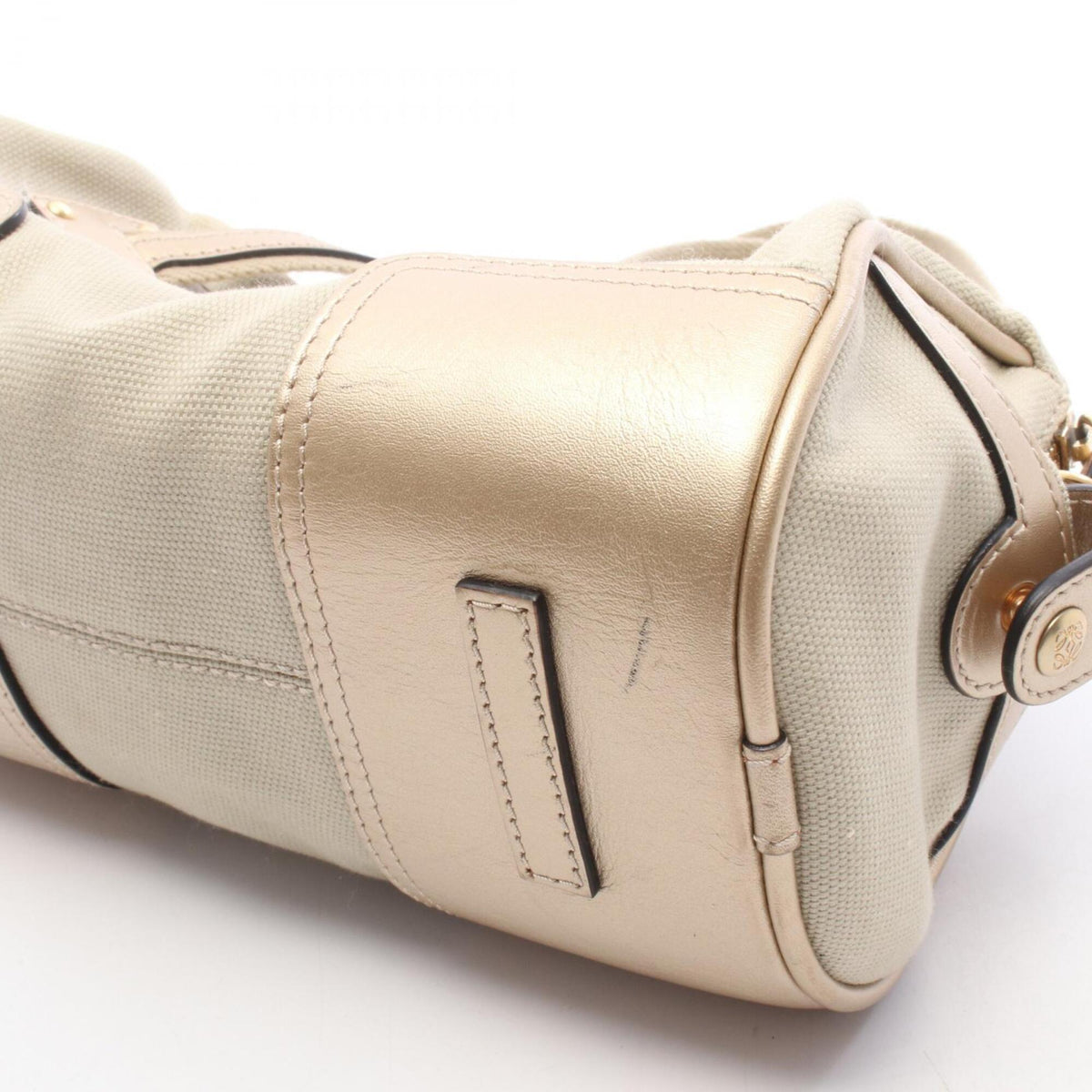 Loewe Beige Canvas Handbag (Pre-Owned)