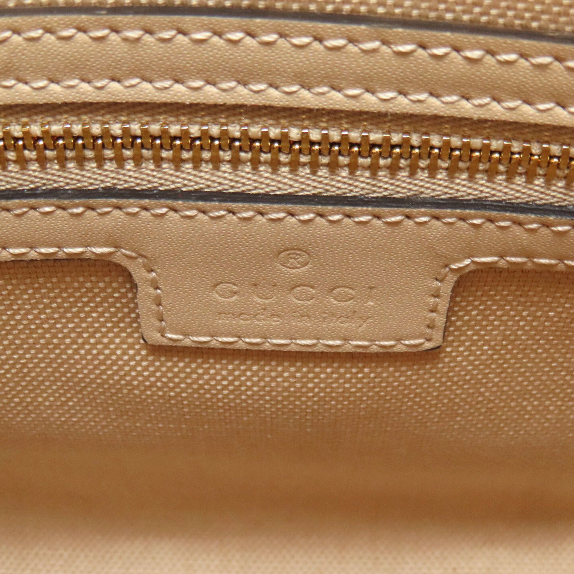Gucci Beige Canvas Handbag (Pre-Owned)