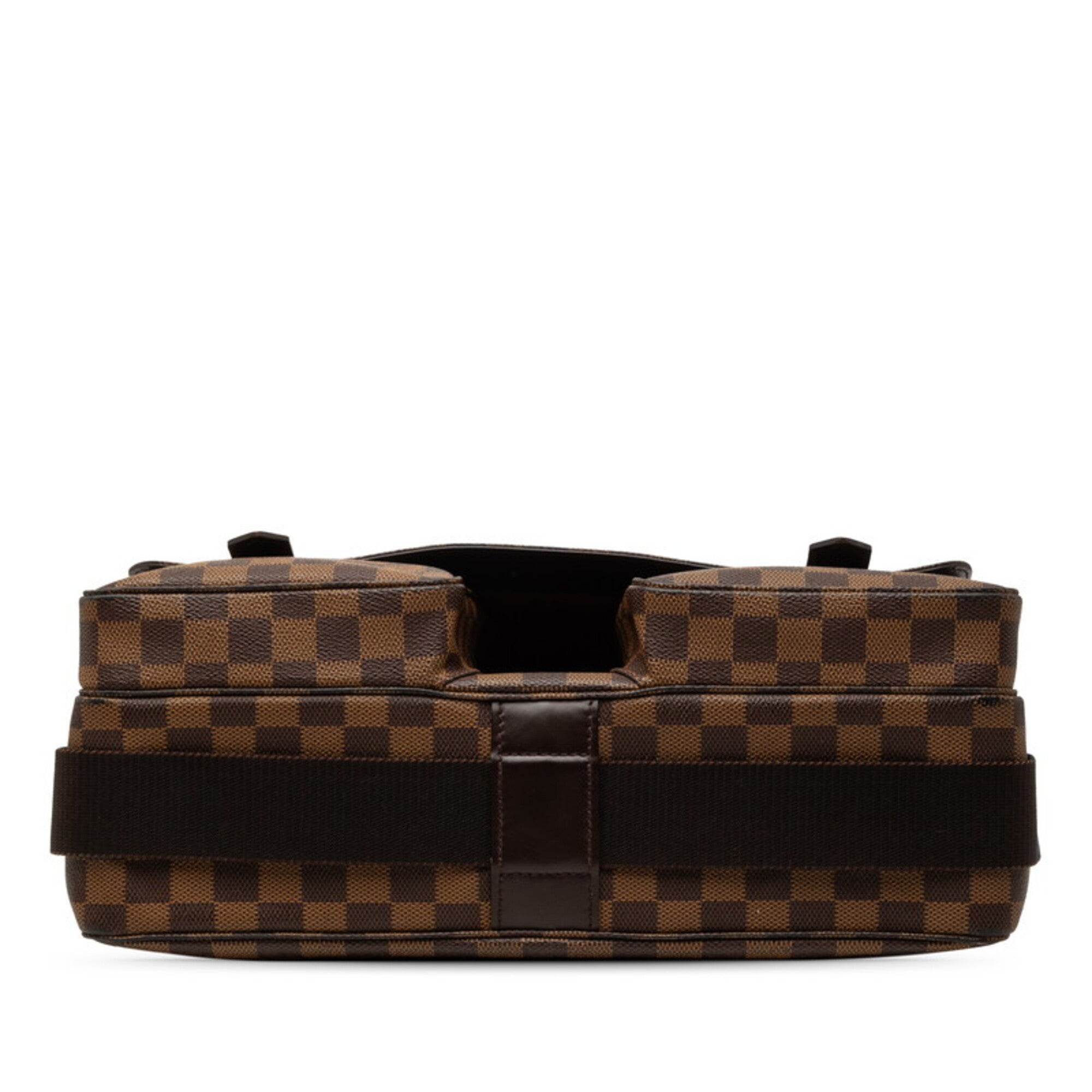 Louis Vuitton Brown Pvc Leather Handbag Shoulder Bag (Pre-Owned)