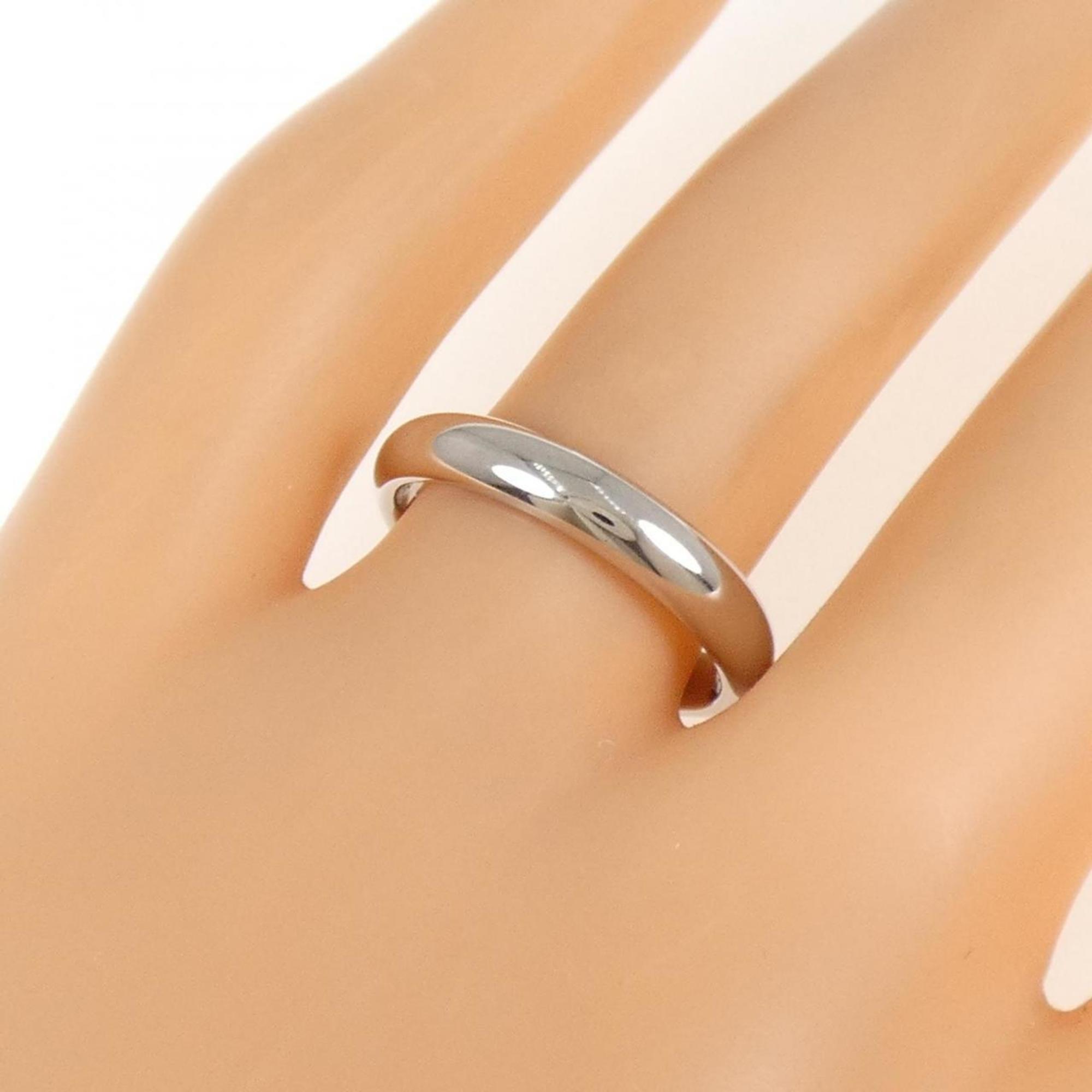 Cartier Platinum Platinum 950 Band Ring (Pre-Owned)