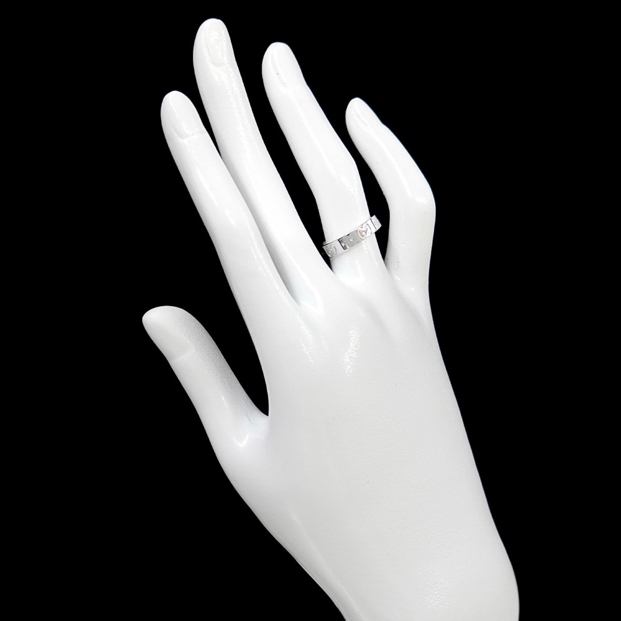 Gucci White Gold (18K) Band Ring (Pre-Owned)