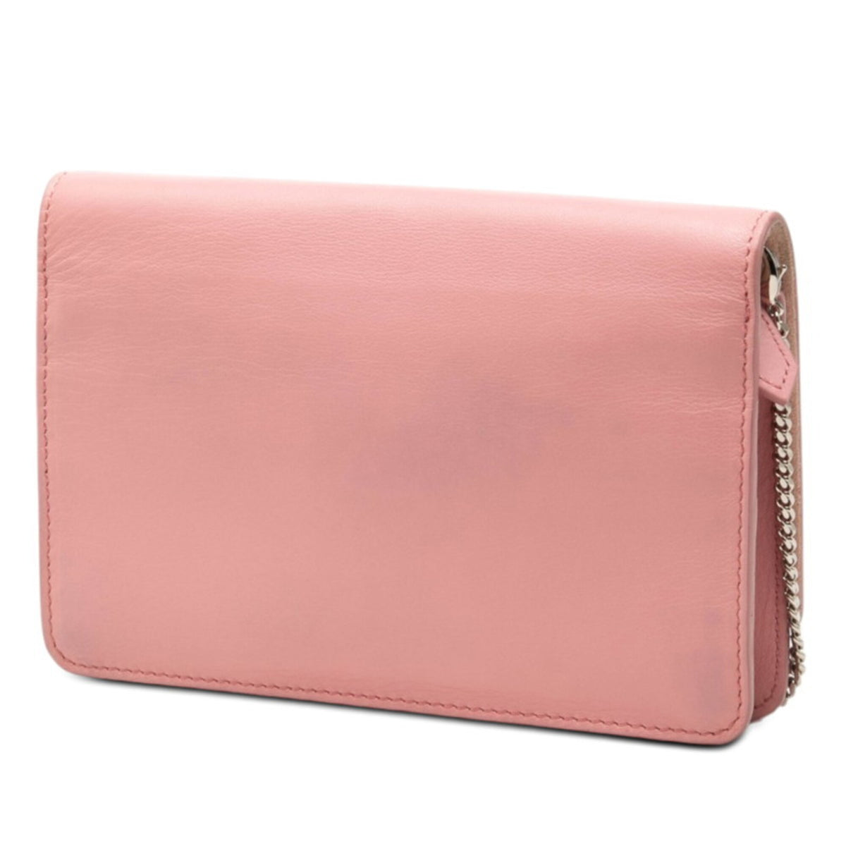 Fendi Pink Leather Shoulder Bag (Pre-Owned)