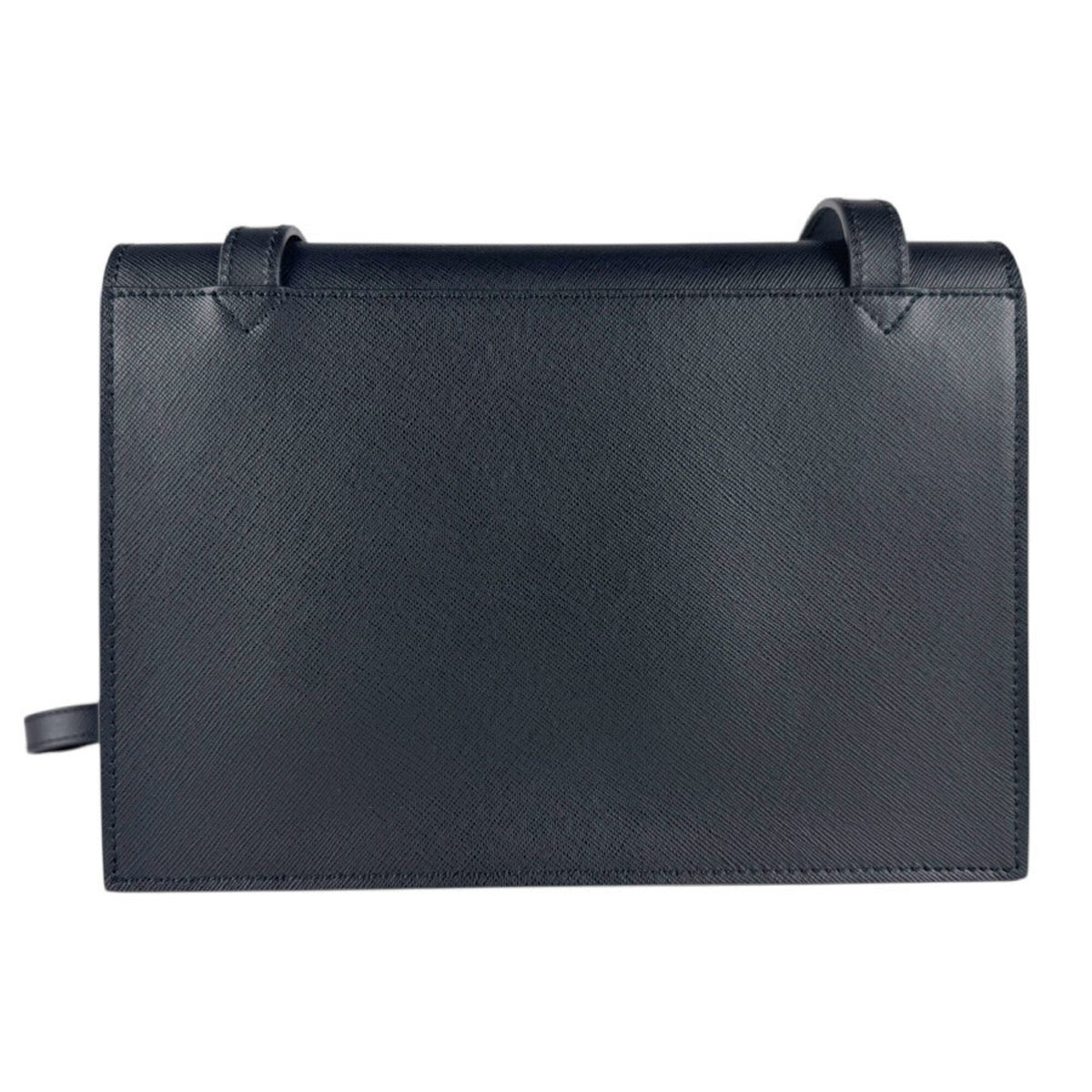 Versace Black Leather Shoulder Bag (Pre-Owned)