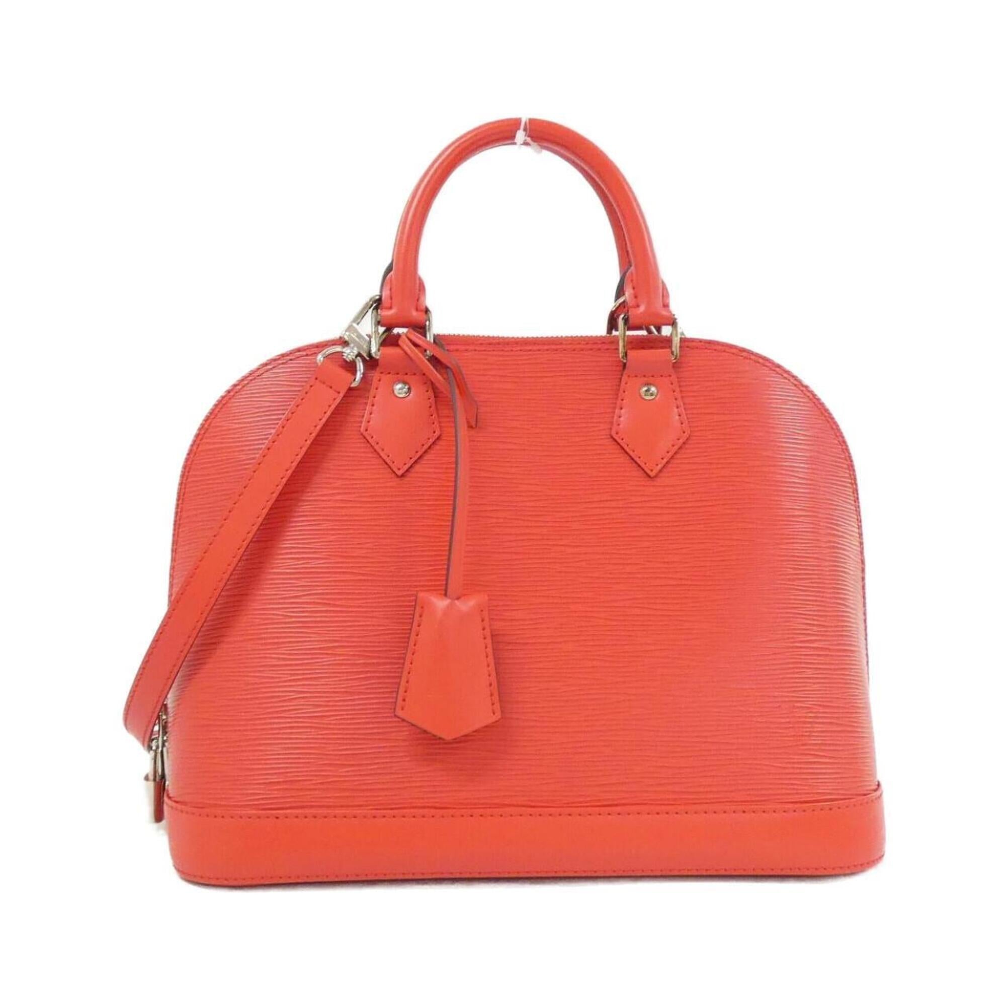 Louis Vuitton Carmine Leather Handbag (Pre-Owned)