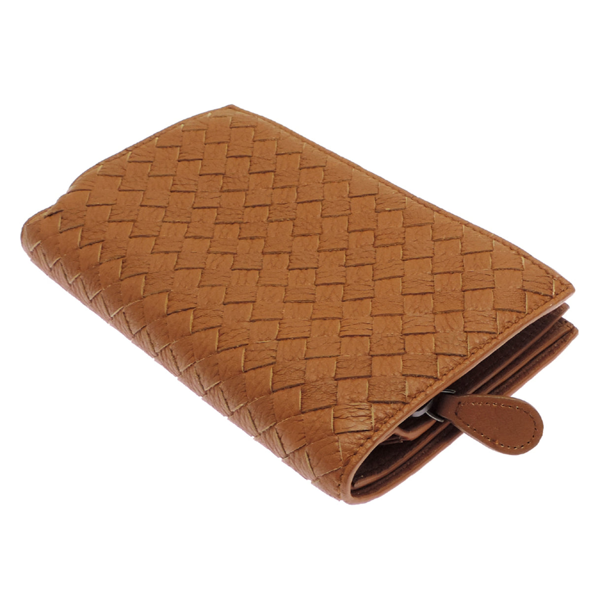 Bottega Veneta Brown Leather Long Wallet (Bi-Fold) (Pre-Owned)