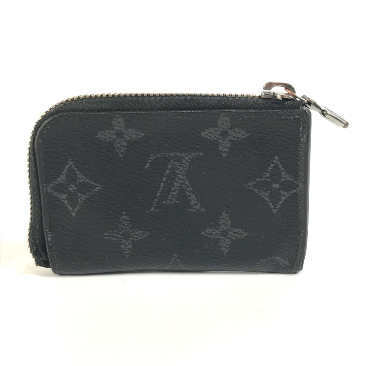 Louis Vuitton Black Monogram Eclipse Coin Purse/Coin Case (Pre-Owned)