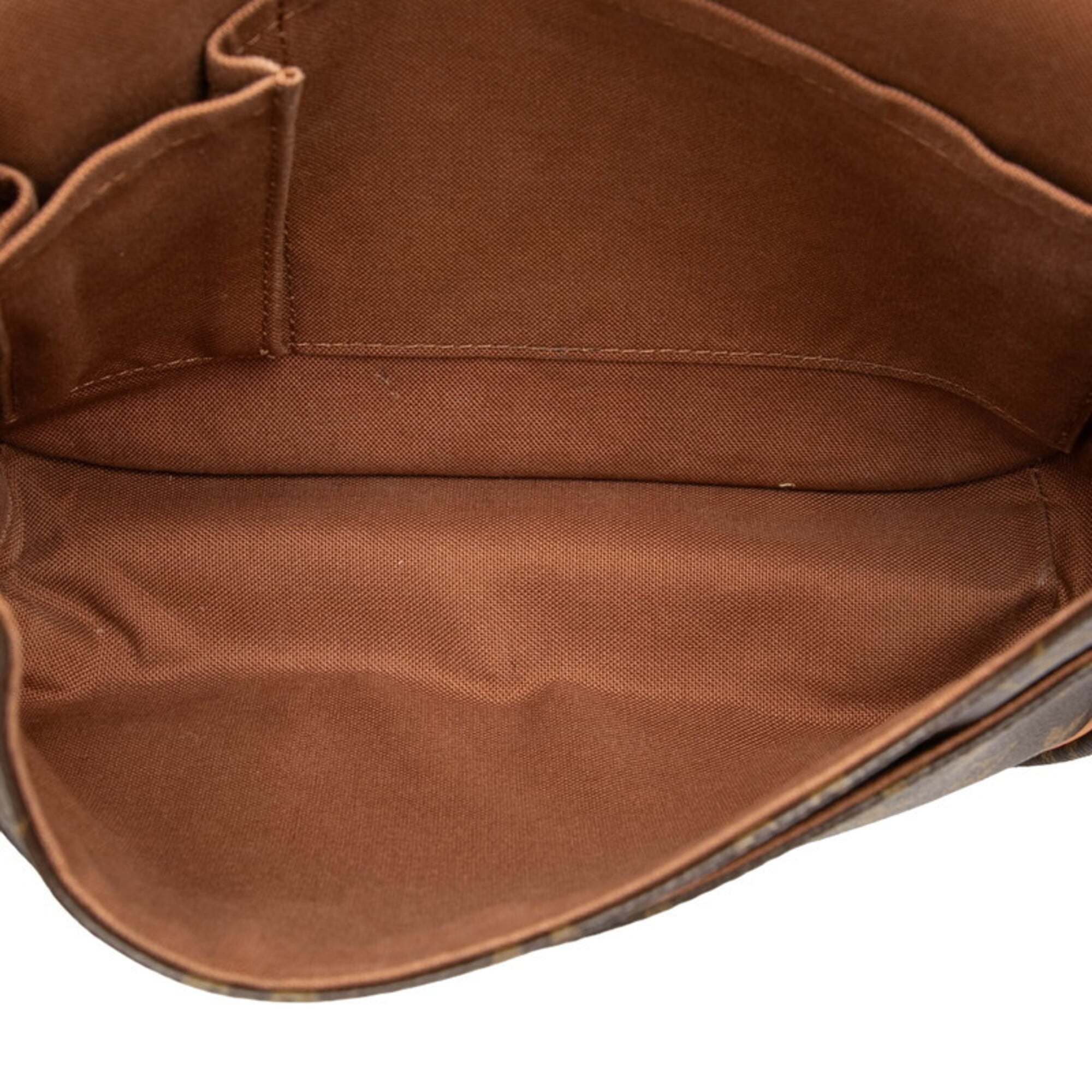 Louis Vuitton Brown Pvc Leather Shoulder Bag (Pre-Owned)
