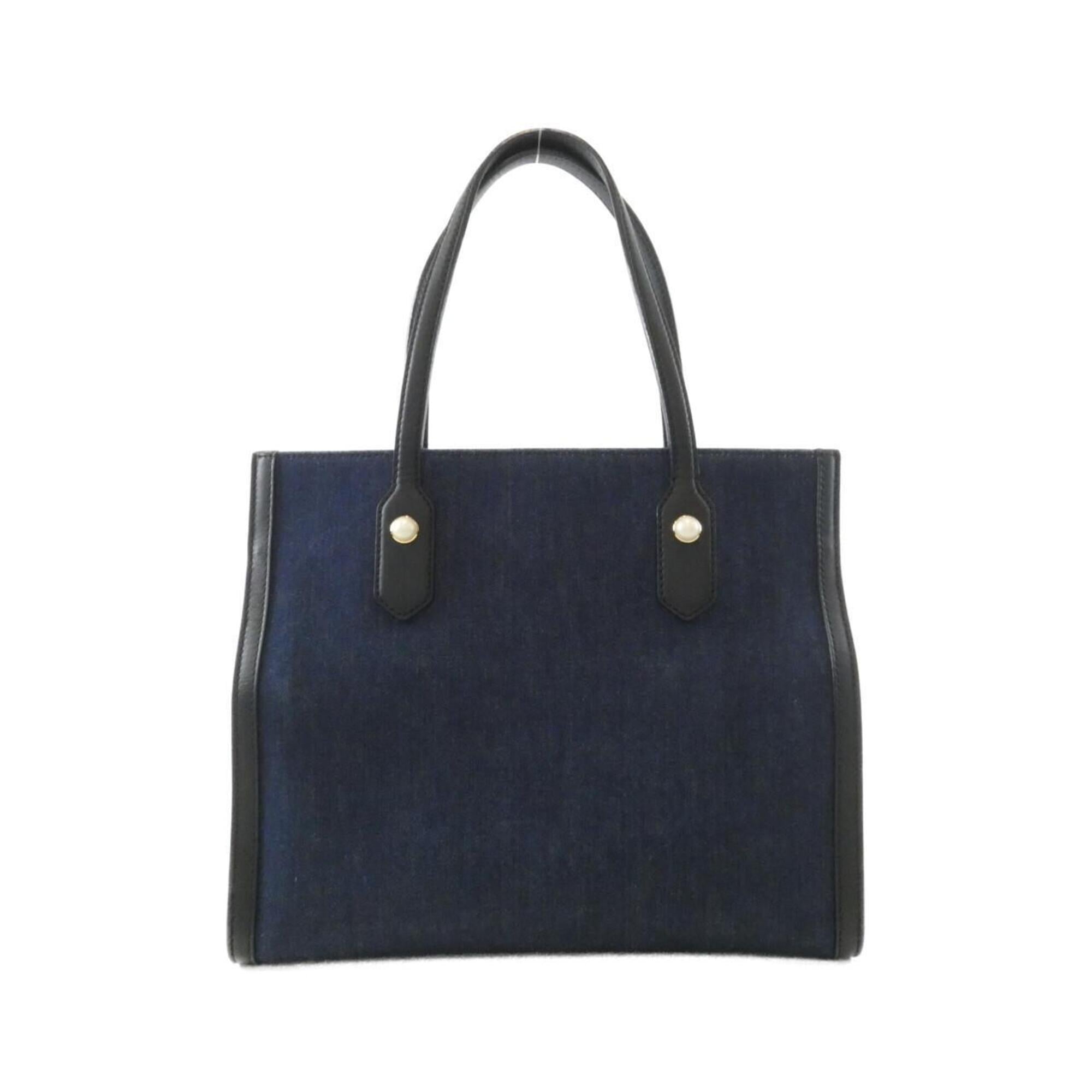 Gucci Black Blue Denim Handbag (Pre-Owned)