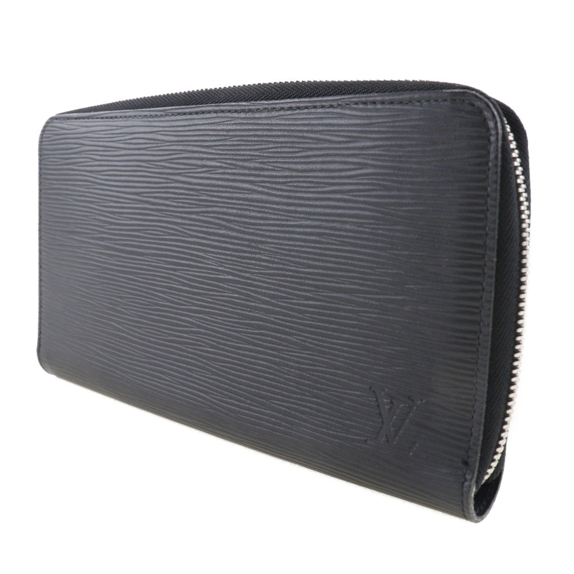 Louis Vuitton Black Noir Epi Leather Long Bill Wallet (Bi-Fold) (Pre-Owned)