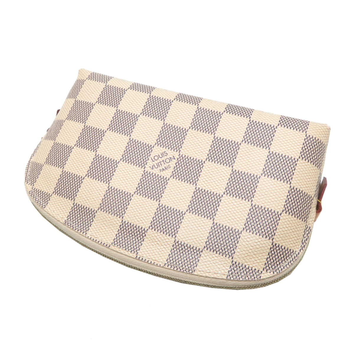 Louis Vuitton White Damier Azur Pochette Pouch (Pre-Owned)