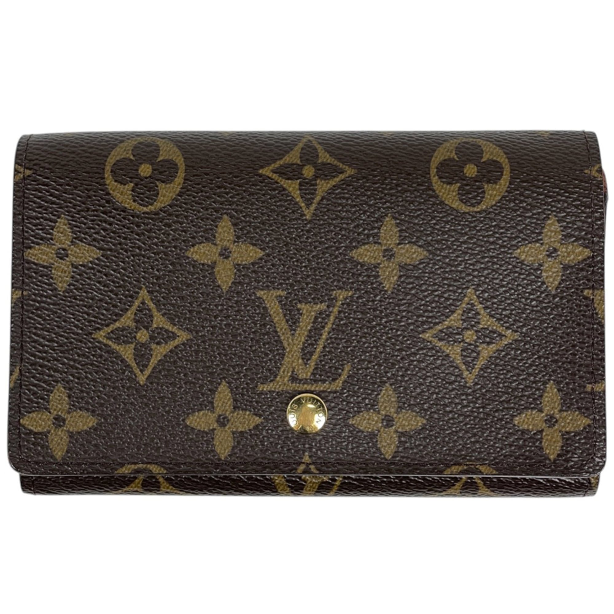 Louis Vuitton Brown Monogram Wallet (Bi-Fold) (Pre-Owned)