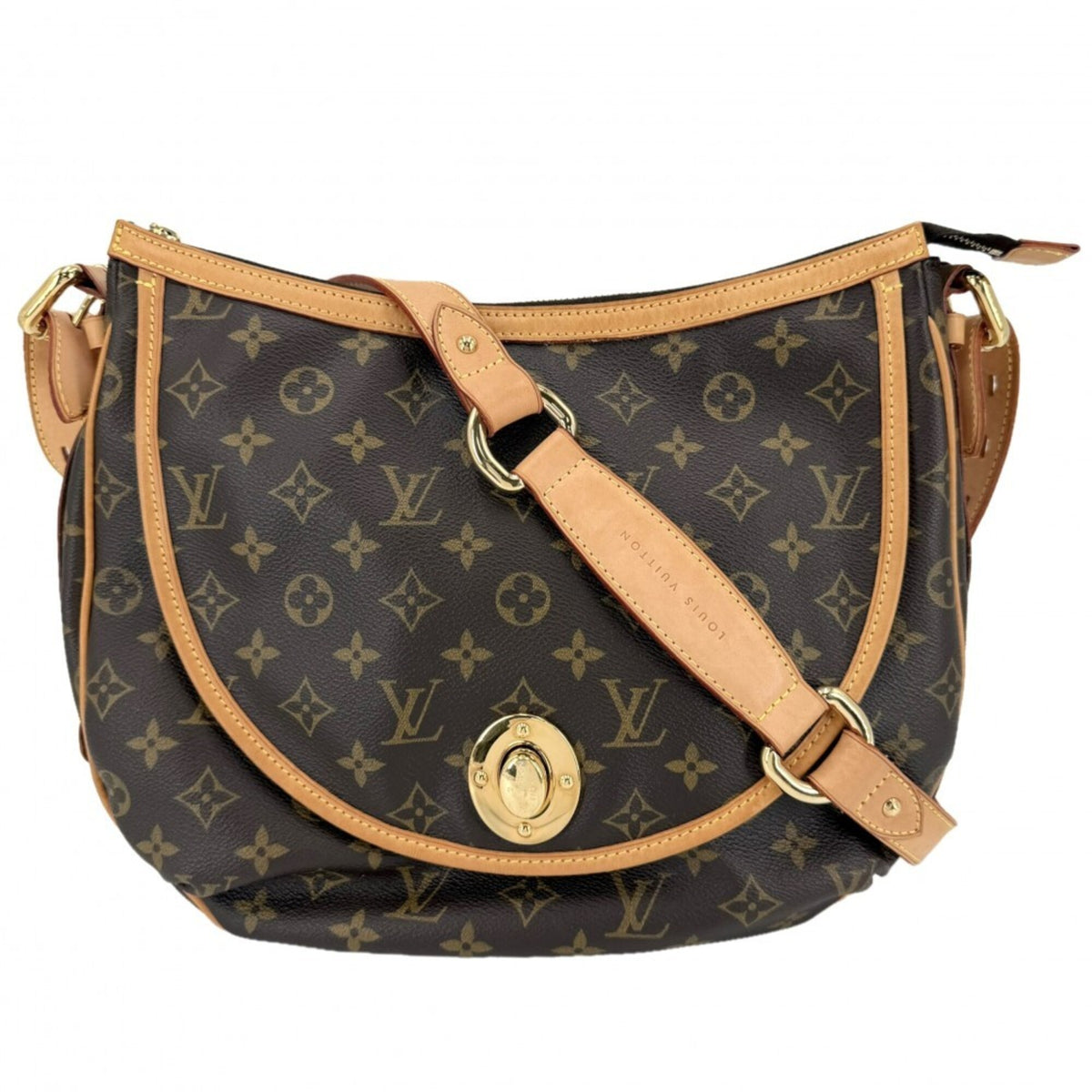 Louis Vuitton Brown Monogram Canvas Shoulder Bag (Pre-Owned)