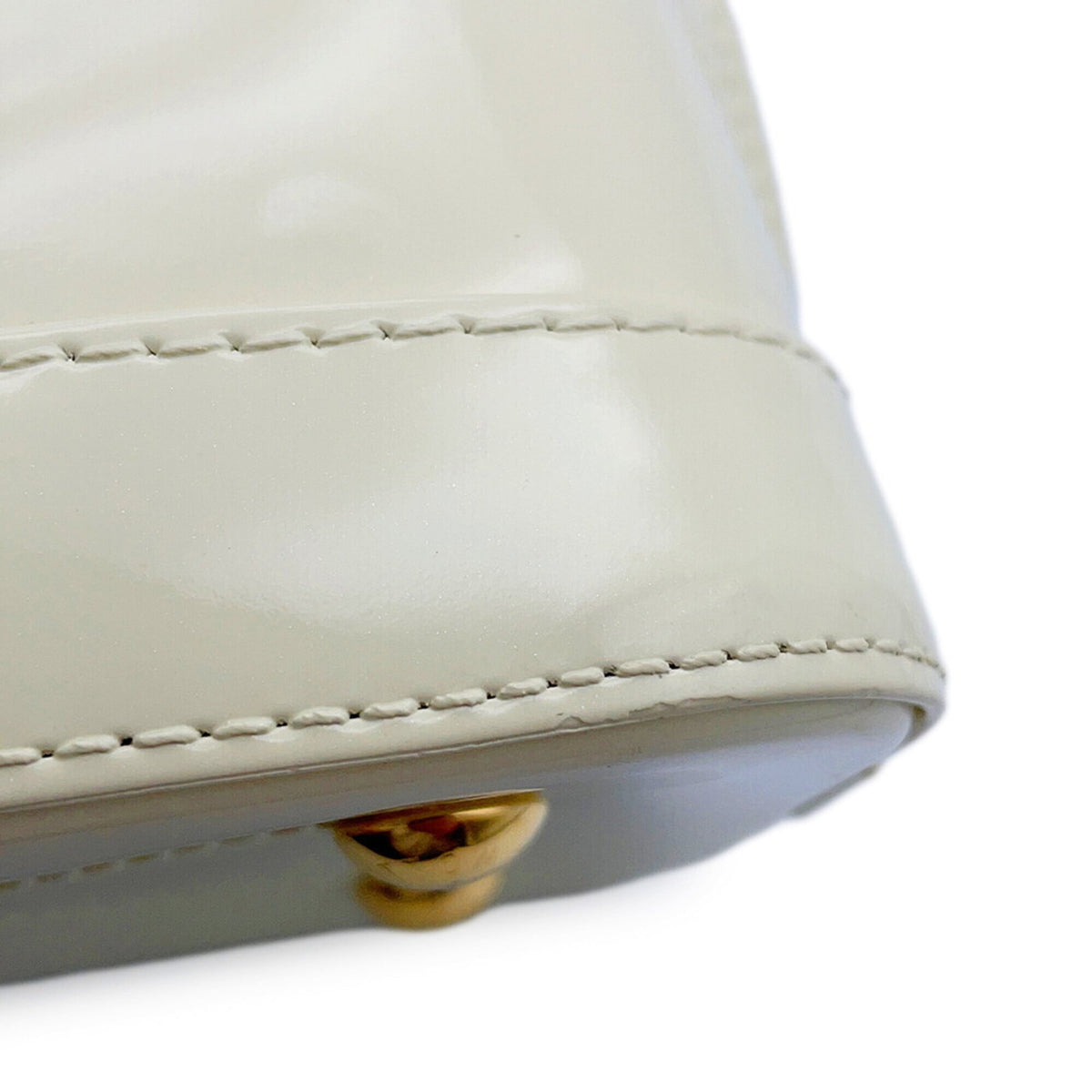 Louis Vuitton Blanc White Monogram Vernis Monogram Handbag Shoulder Bag (Pre-Owned)