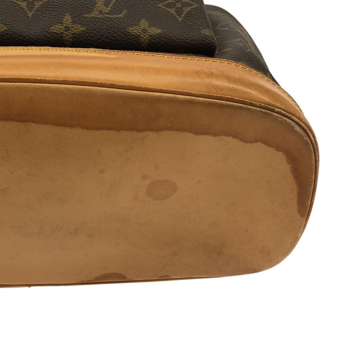 Louis Vuitton Marron Coated Canvas Backpack (Pre-Owned)