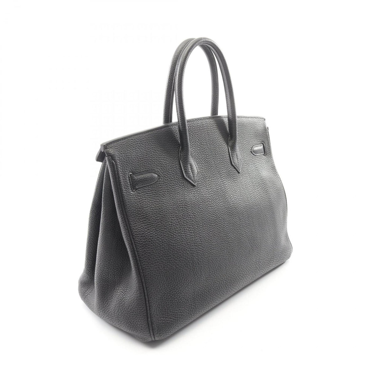 Hermes Black Togo Leather Handbag (Pre-Owned)