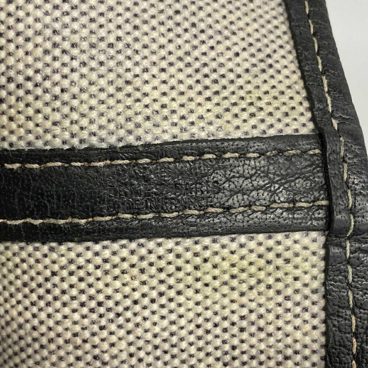 Hermes Black Toile H Tote Bag (Pre-Owned)