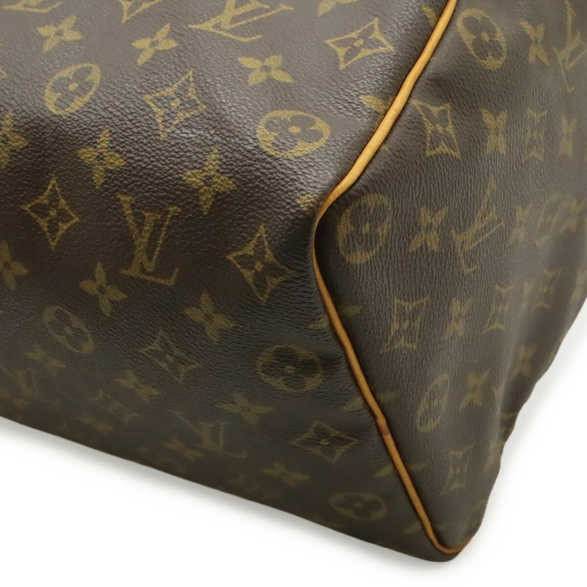 Louis Vuitton Brown Monogram Canvas Boston Bag Handbag (Pre-Owned)