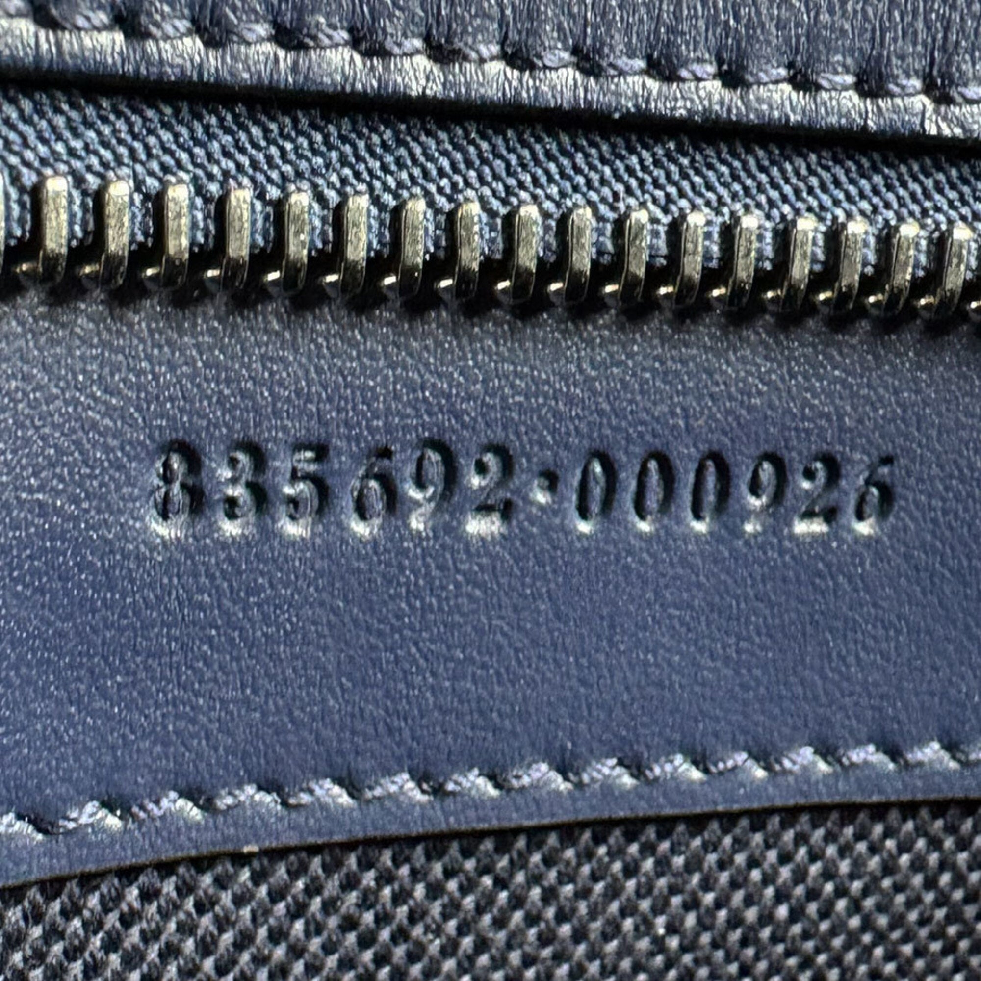 Gucci Blue Gg Supreme Clutch Bag Shoulder Bag (Pre-Owned)