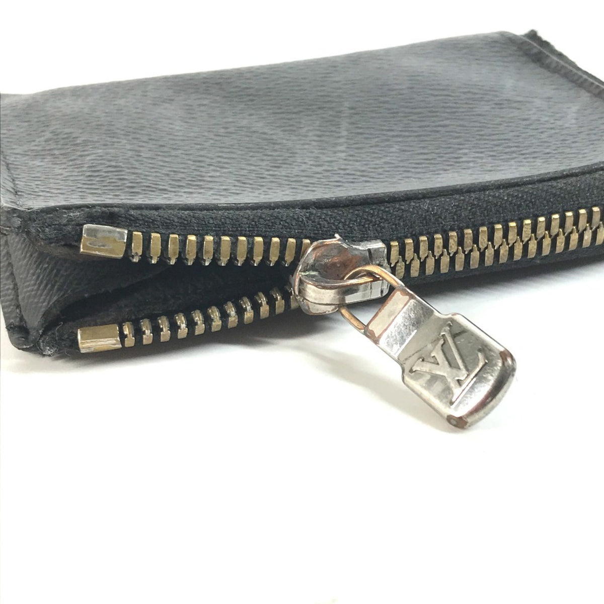 Louis Vuitton Black Monogram Eclipse Coin Purse/Coin Case (Pre-Owned)