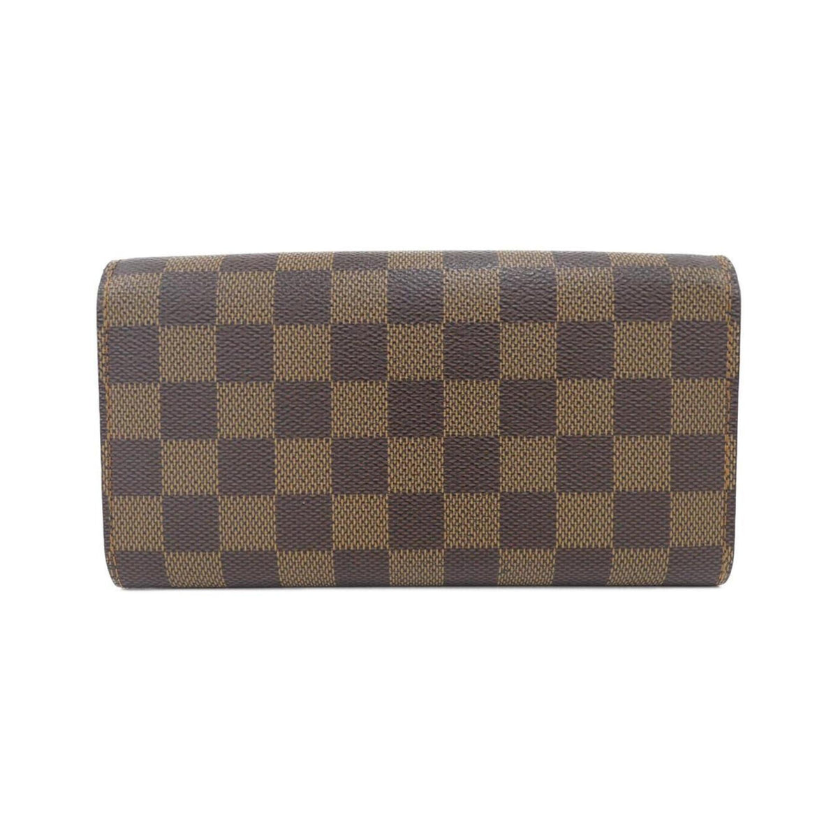 Louis Vuitton Ebene Coated Canvas Long Wallet (Bi-Fold) (Pre-Owned)