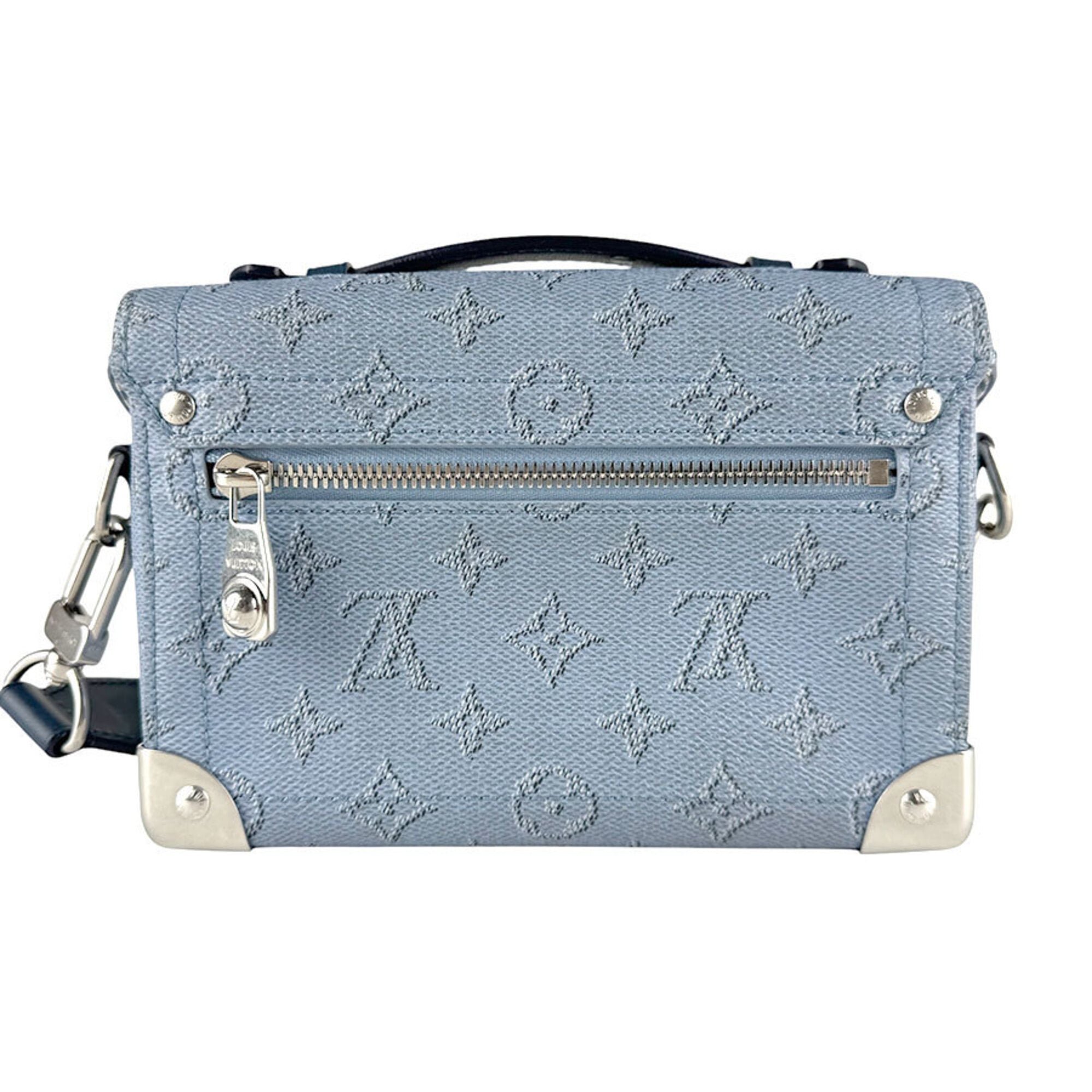 Louis Vuitton Blue Monogram Shoulder Bag (Pre-Owned)