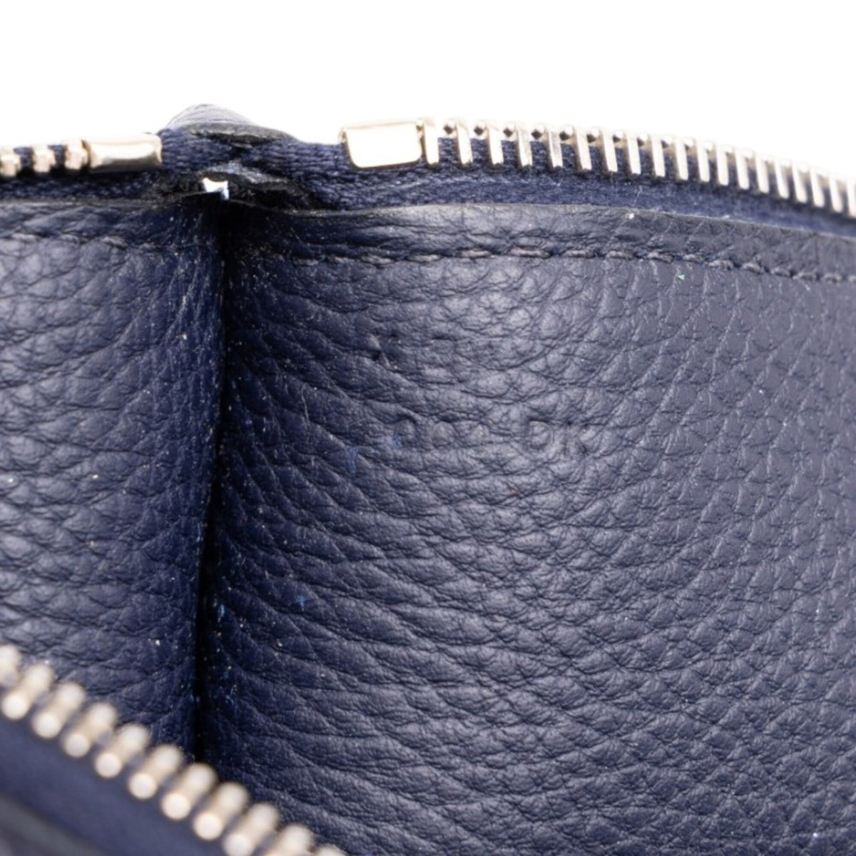 Hermes Navy Togo Leather Clutch Bag (Pre-Owned)