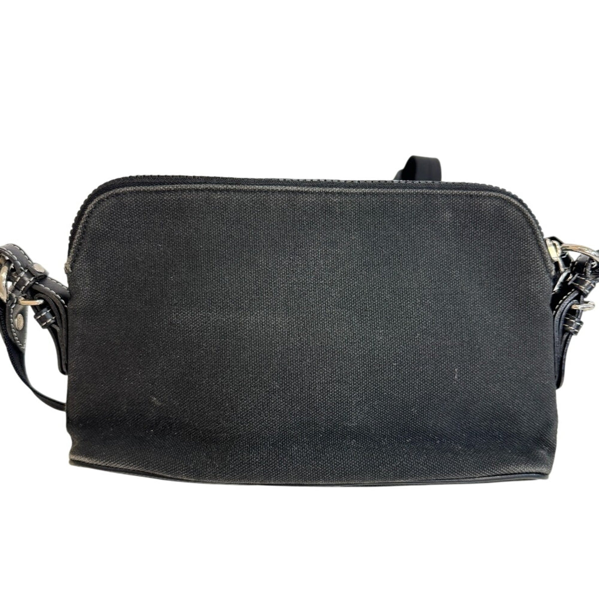Burberry Black Canvas Shoulder Bag (Pre-Owned)