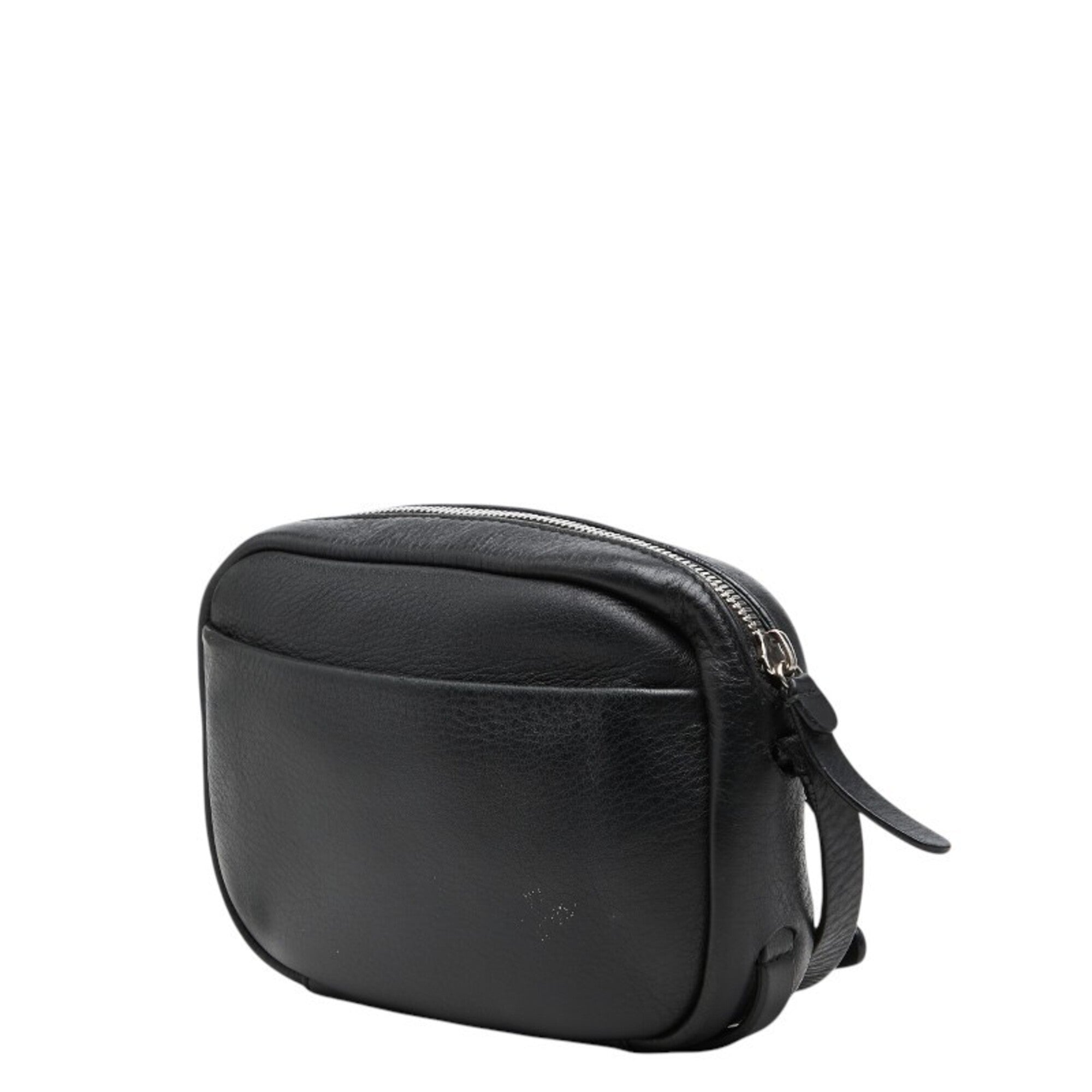 Balenciaga Black Leather Shoulder Bag (Pre-Owned)