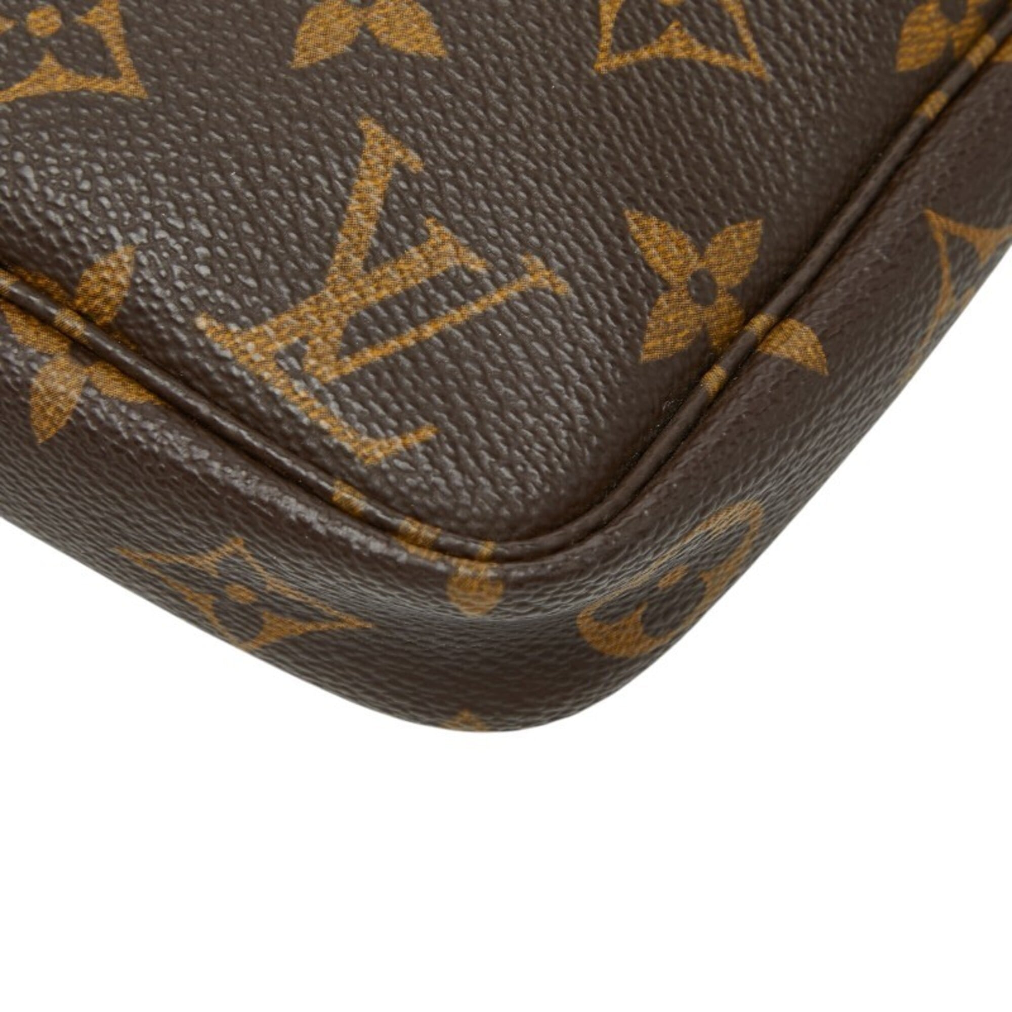 Louis Vuitton Brown Pvc Leather Handbag (Pre-Owned)