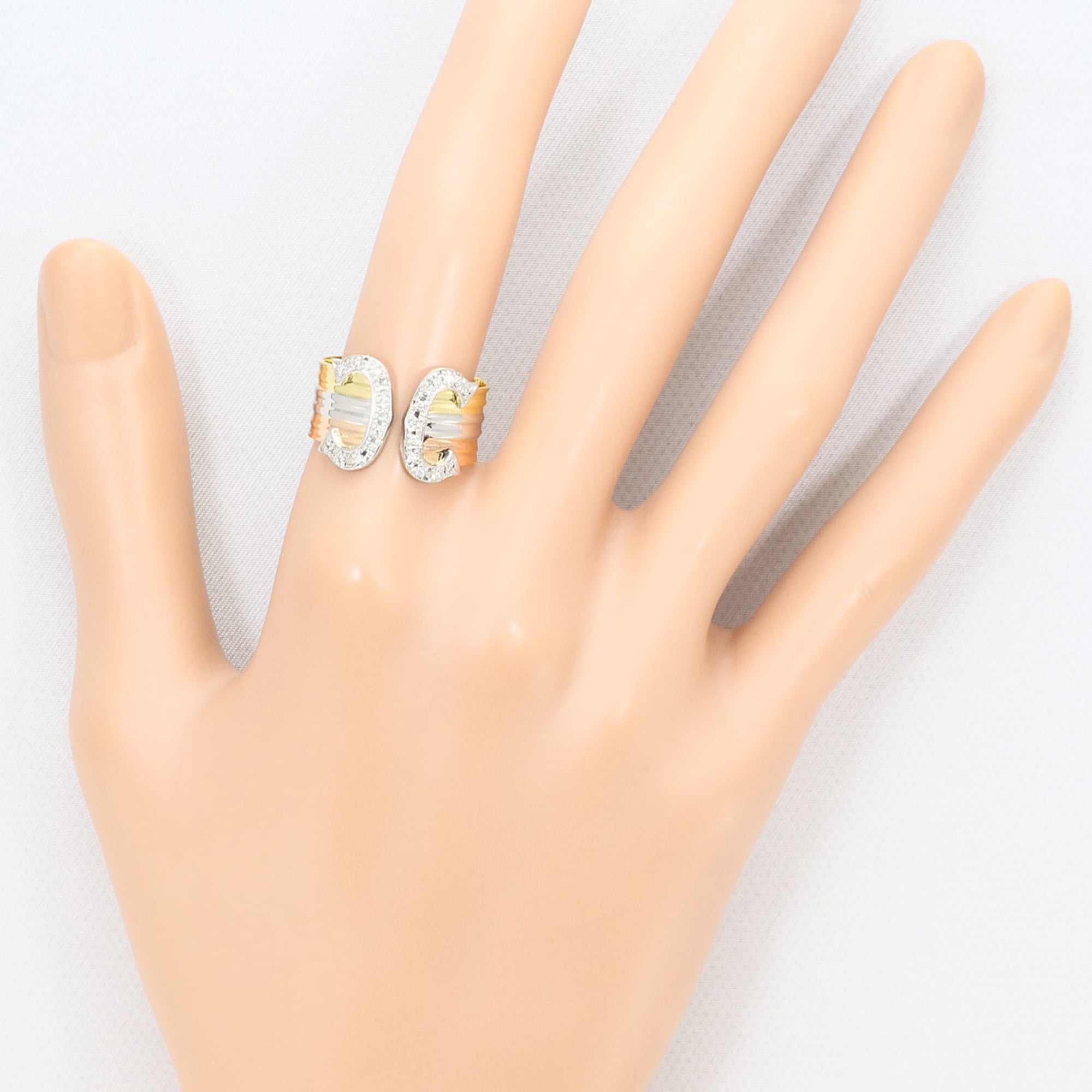 Unbranded Pink Gold Platinum Yellow Gold Yellow Gold (18K) Pink Gold (18K) Platinum 900 Band Ring (Pre-Owned)