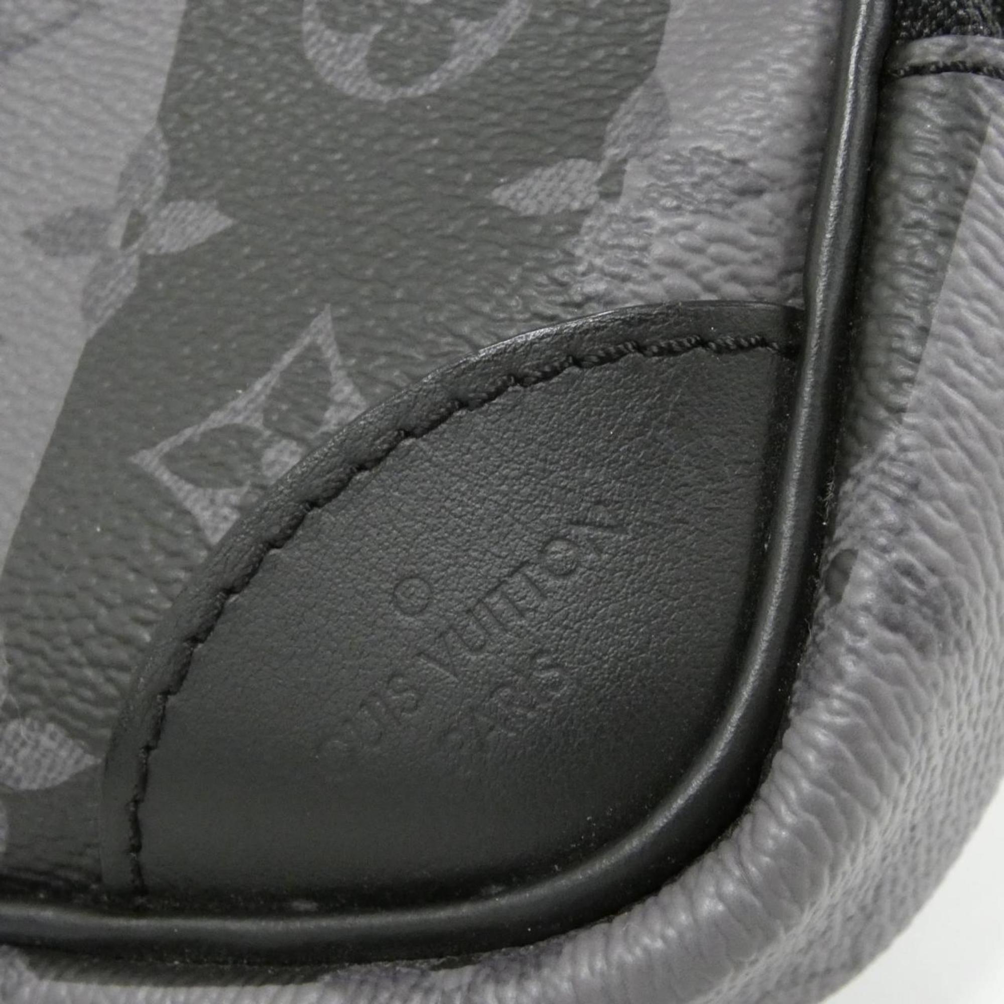 Louis Vuitton Black Coated Canvas Shoulder Bag (Pre-Owned)